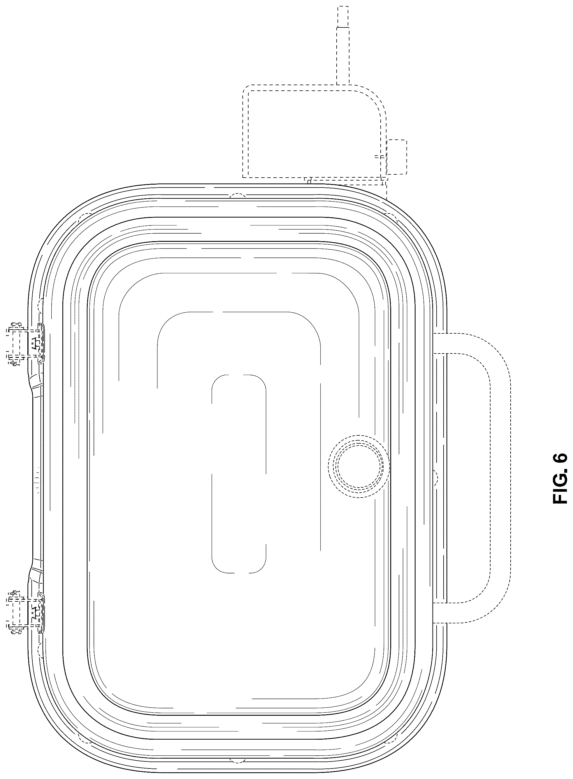 Patent USD1123500 Figure 6 – Portable grill