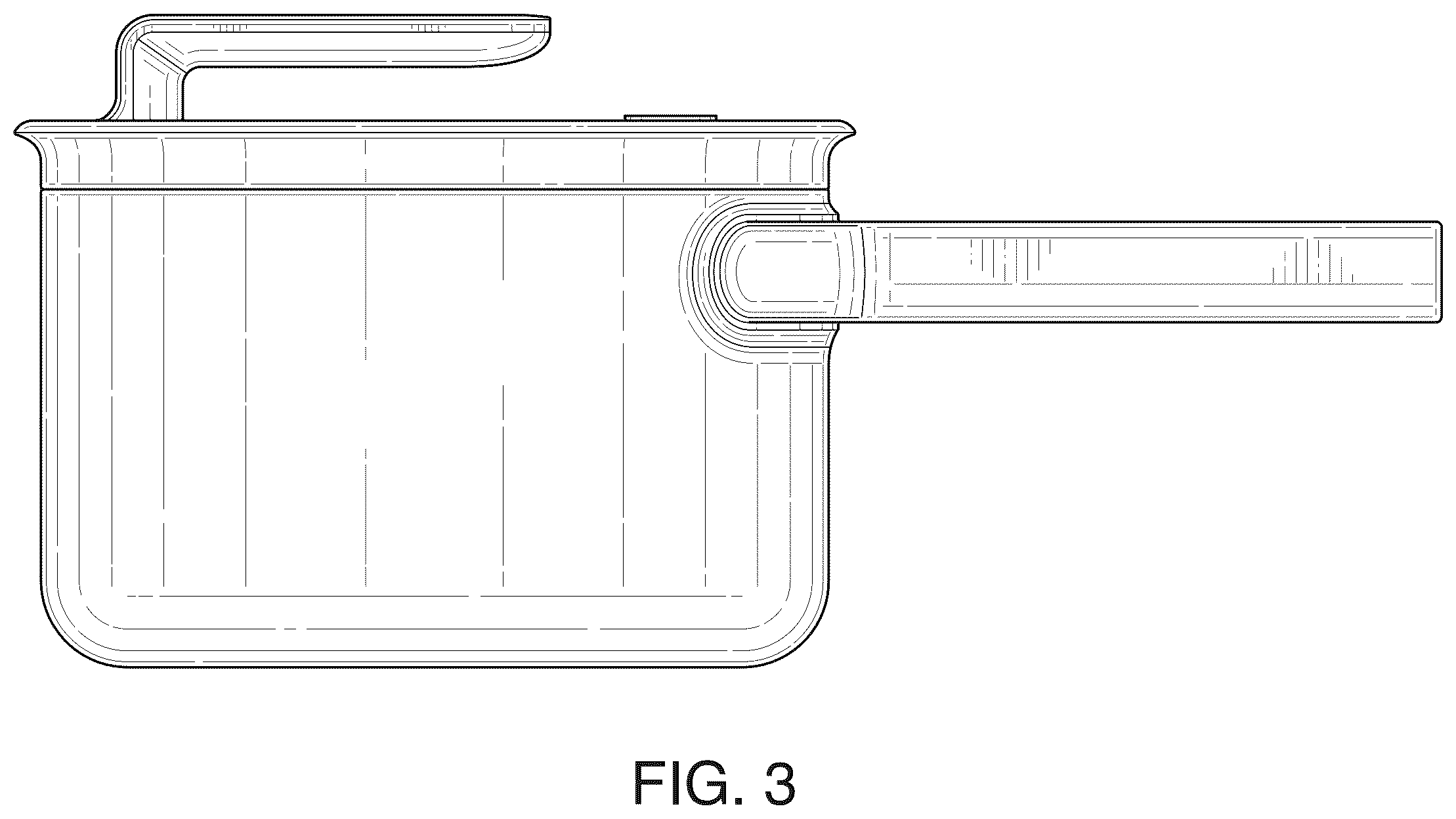 Patent USD1123503 Figure 3 – Electric pot