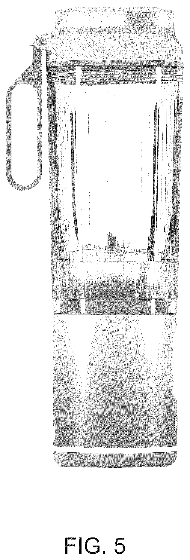 Patent USD1123506 Figure 5 – Combination drink vessel and blender