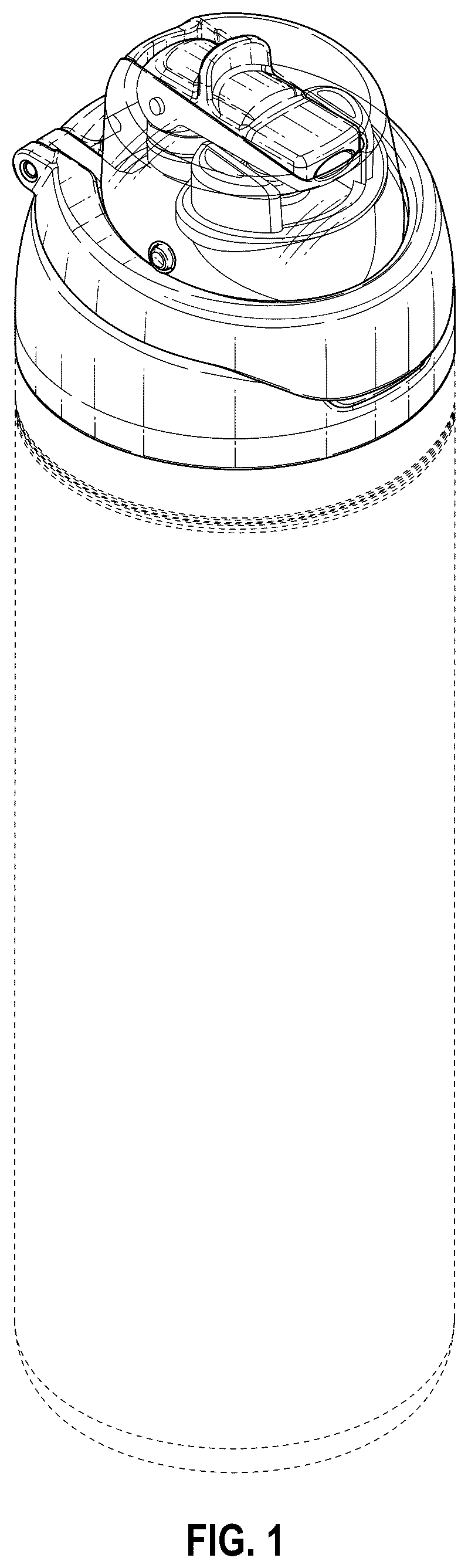 Patent USD1123508 — Cap for drinking container — Figure 1