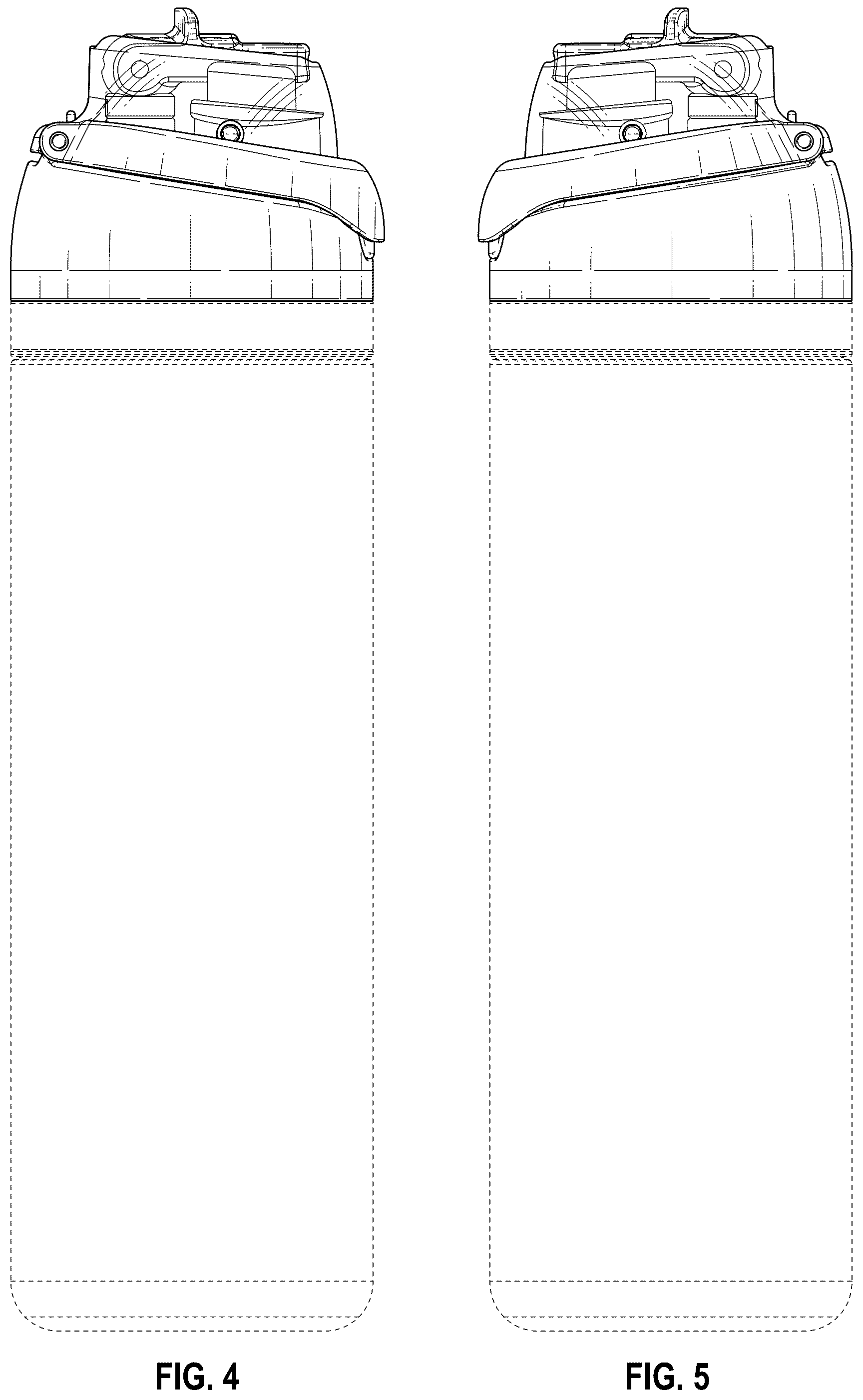 Patent USD1123508 Figure 3 – Cap for drinking container