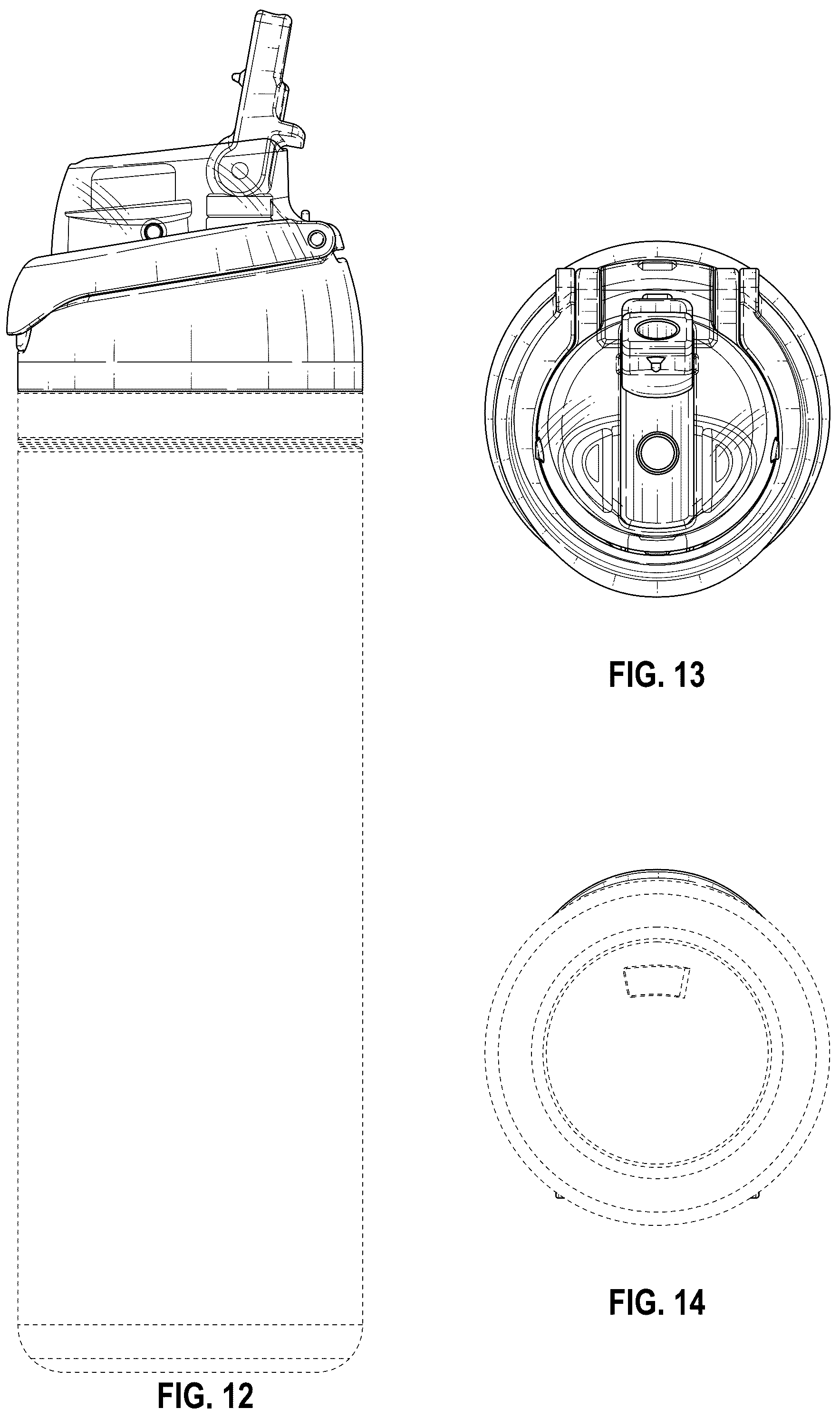 Patent USD1123508 Figure 7 – Cap for drinking container