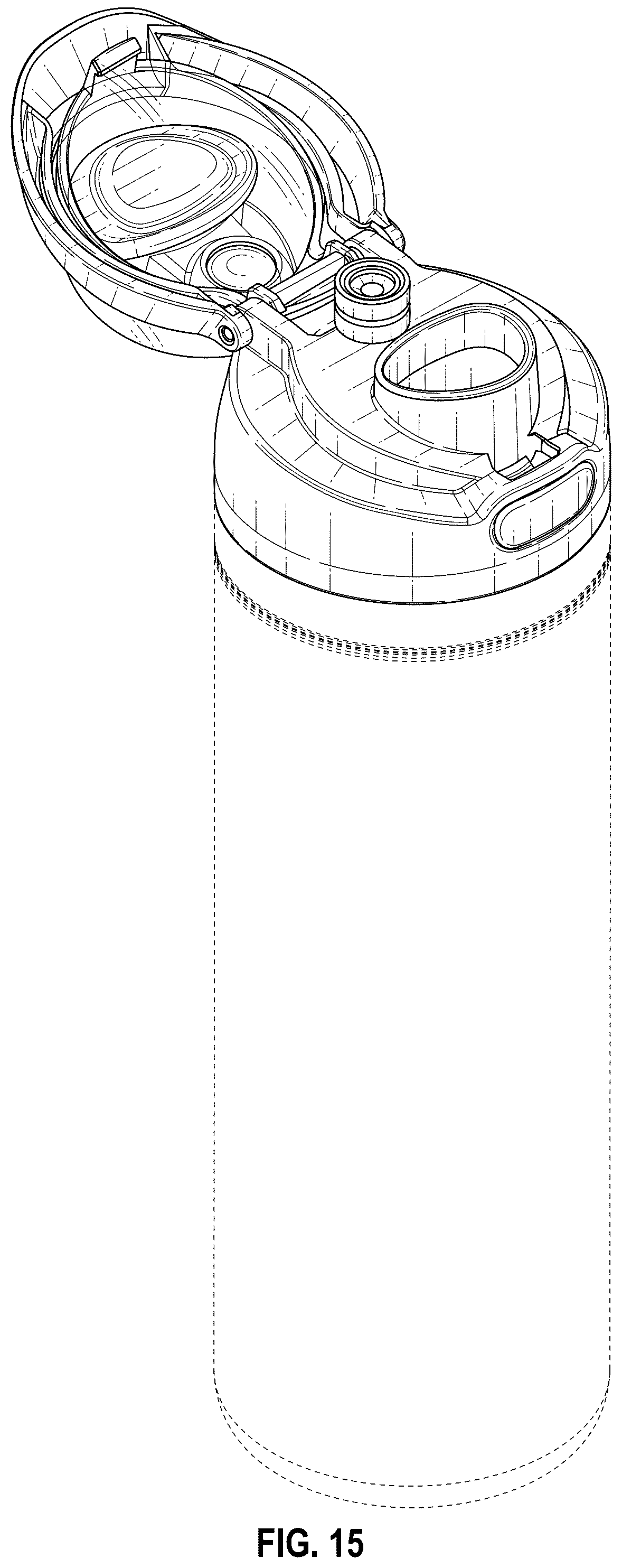 Patent USD1123508 Figure 8 – Cap for drinking container