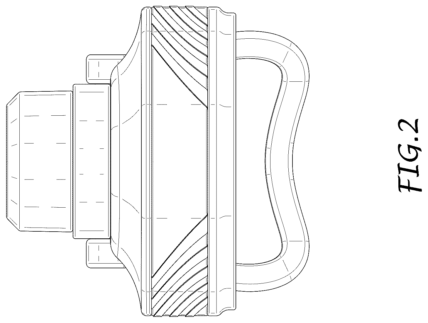Patent USD1123509 Figure 2 – Lid for beverage container