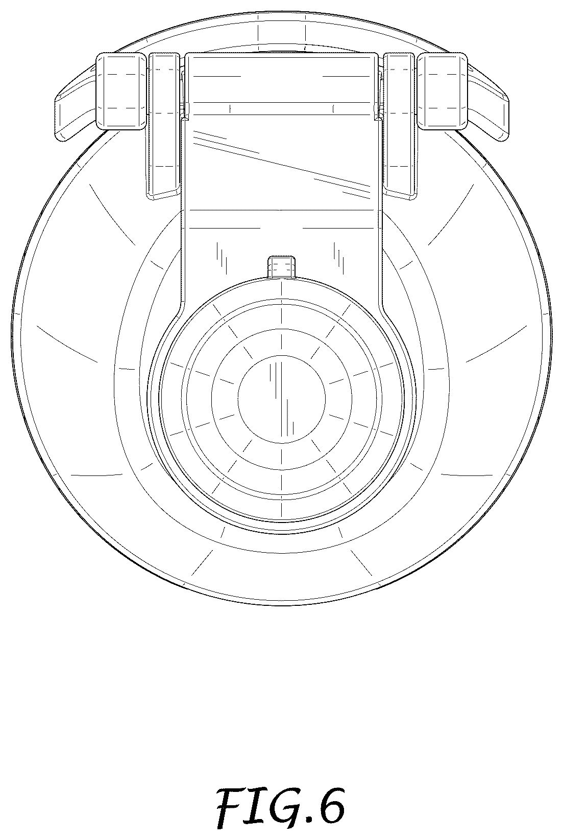 Patent USD1123509 Figure 6 – Lid for beverage container