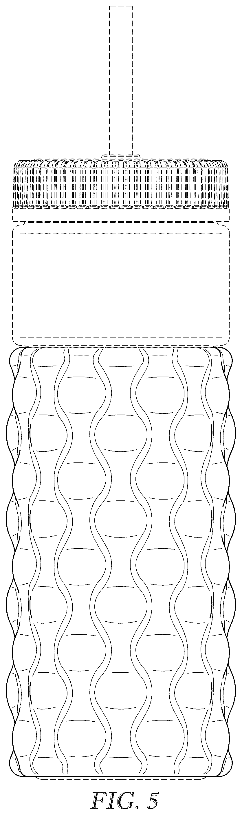 Patent USD1123511 Figure 5 – Sleeve for drinkware