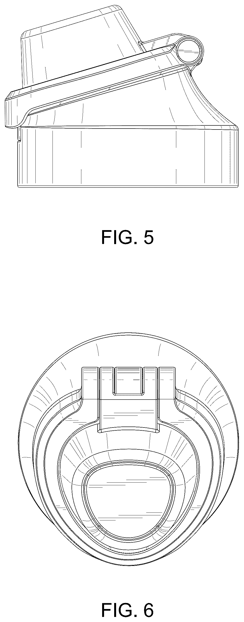Patent USD1123512 Figure 3 – Bottle cap