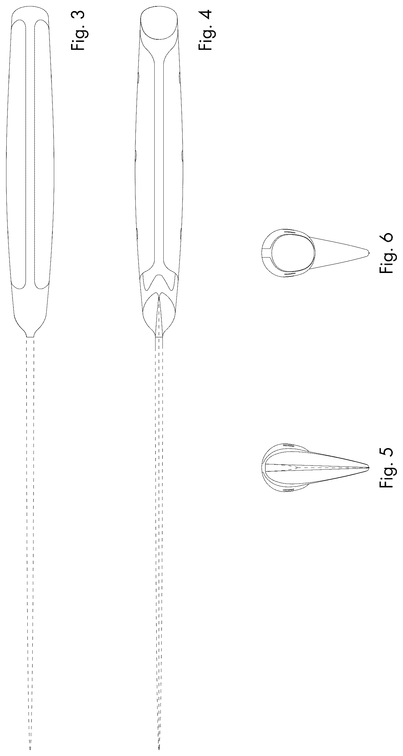 Patent USD1123516 Figure 3 – Knife handle