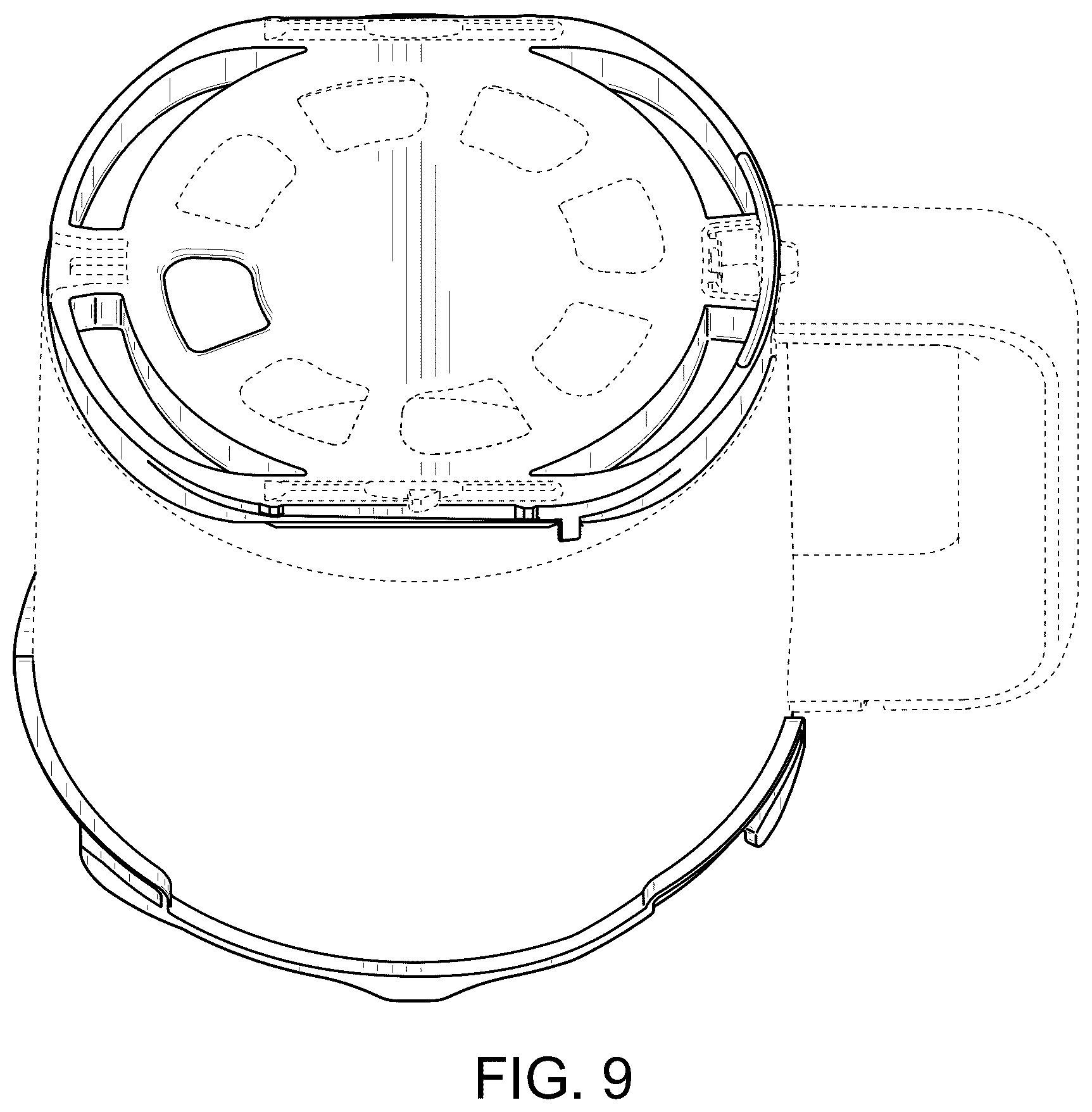 Patent USD1123518 Figure 6 – Container for a micro puree machine