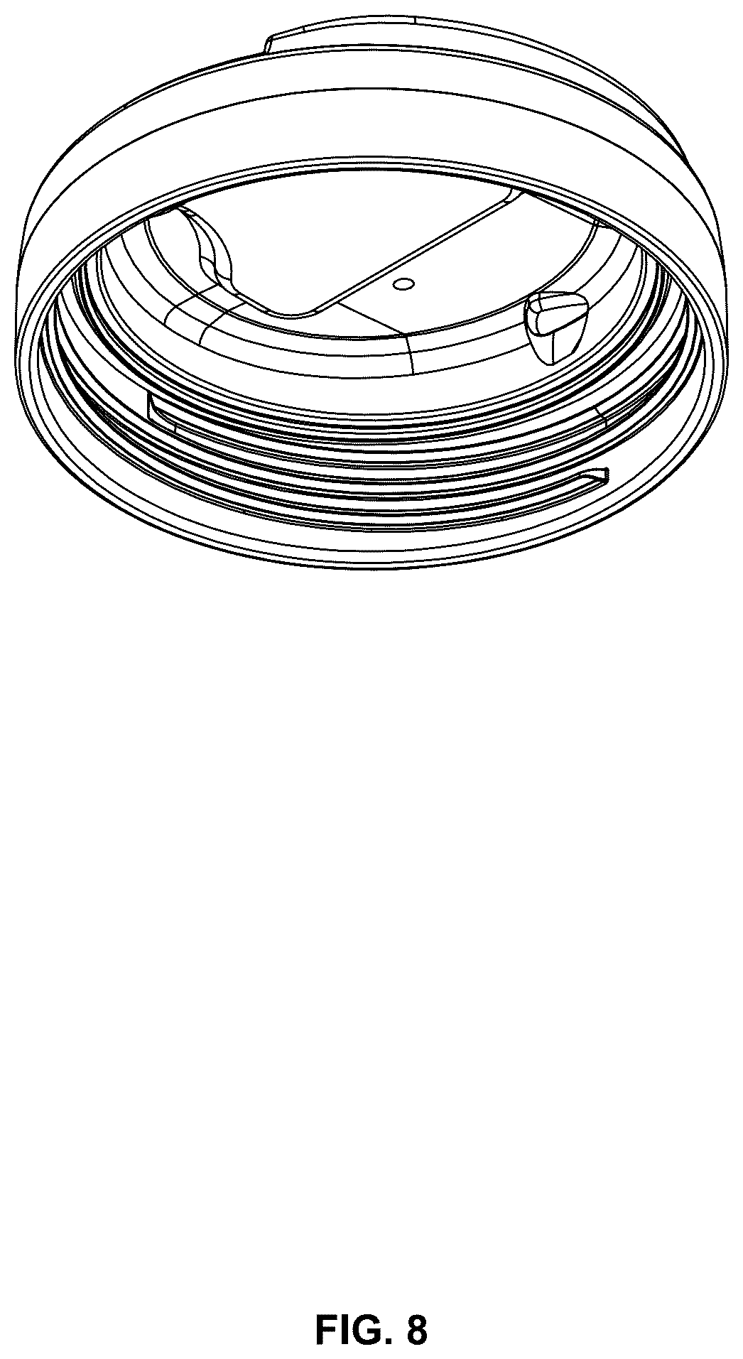 Patent USD1123521 Figure 8 – Lid