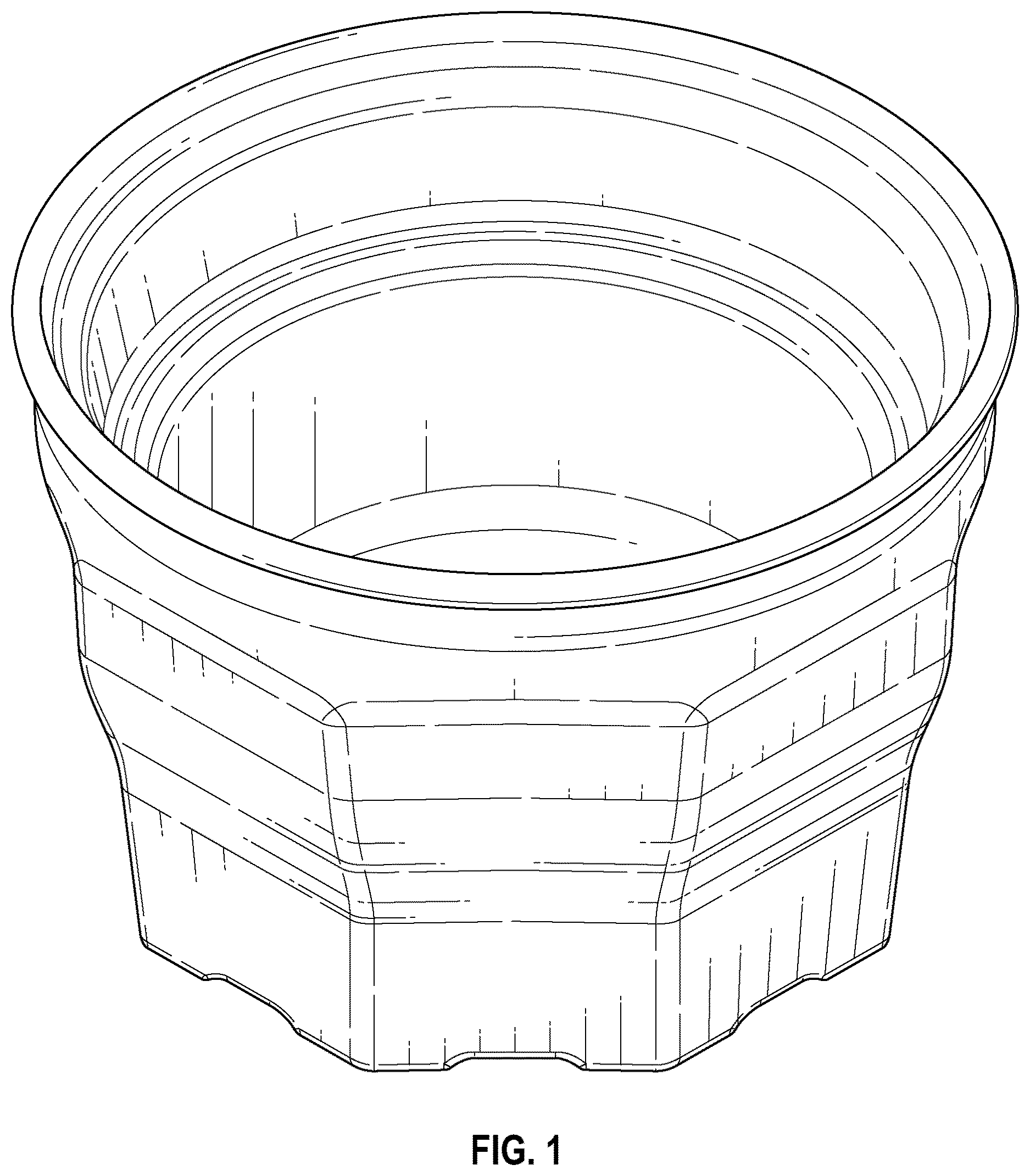 Patent USD1123522 Figure 1 – Insulated bowl