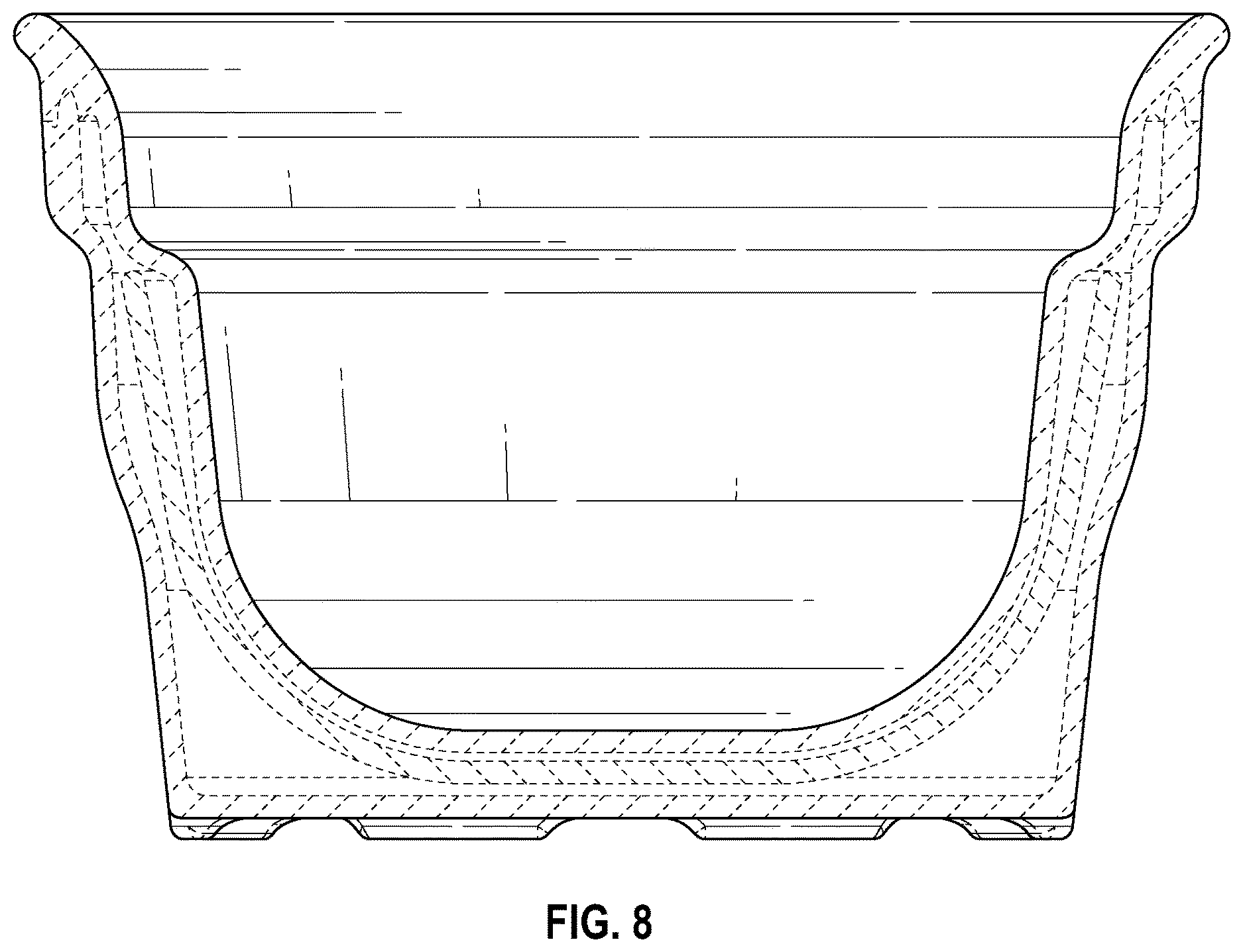 Patent USD1123522 Figure 8 – Insulated bowl