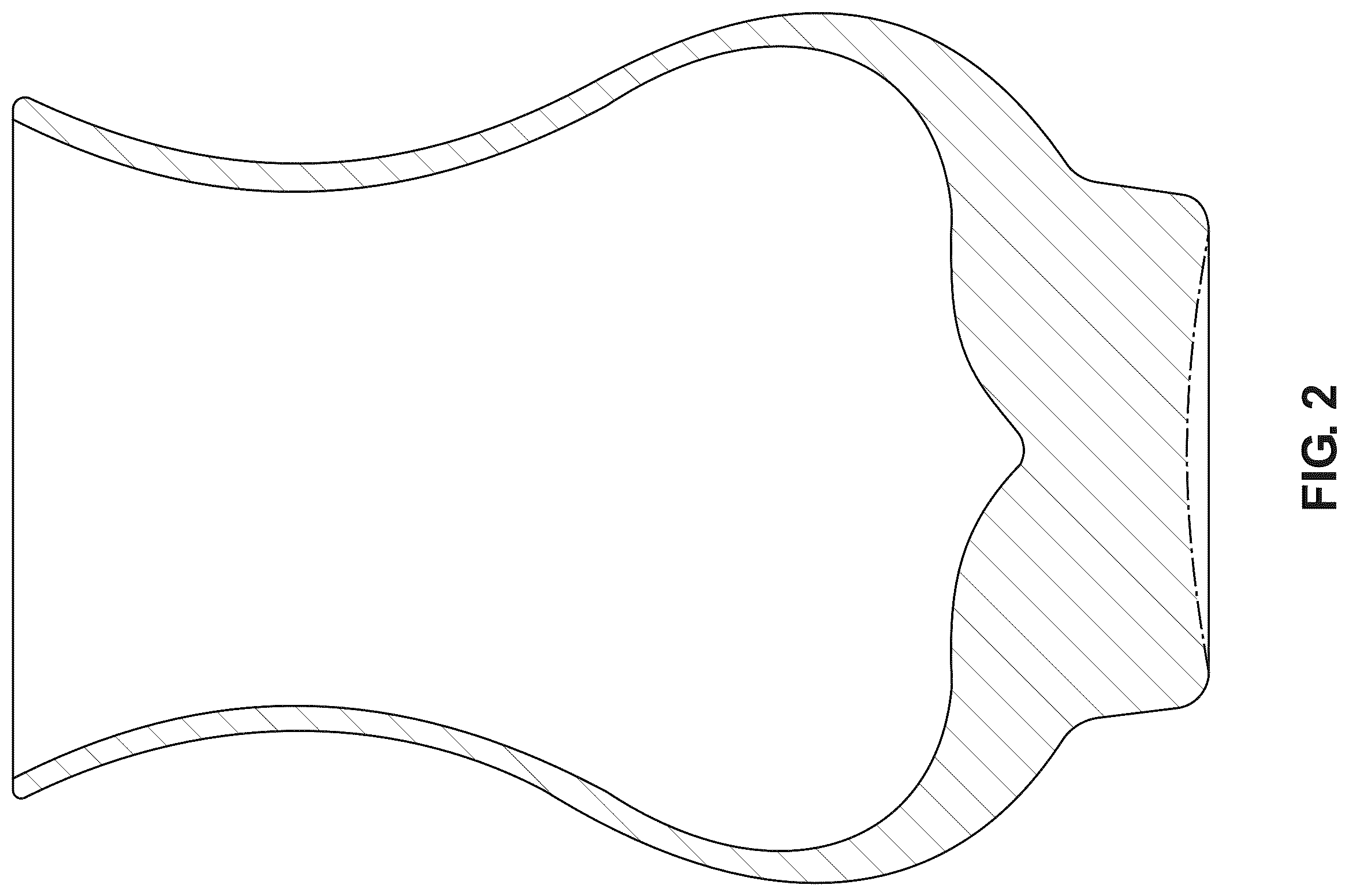 Patent USD1123523 Figure 2 – Drinking glass