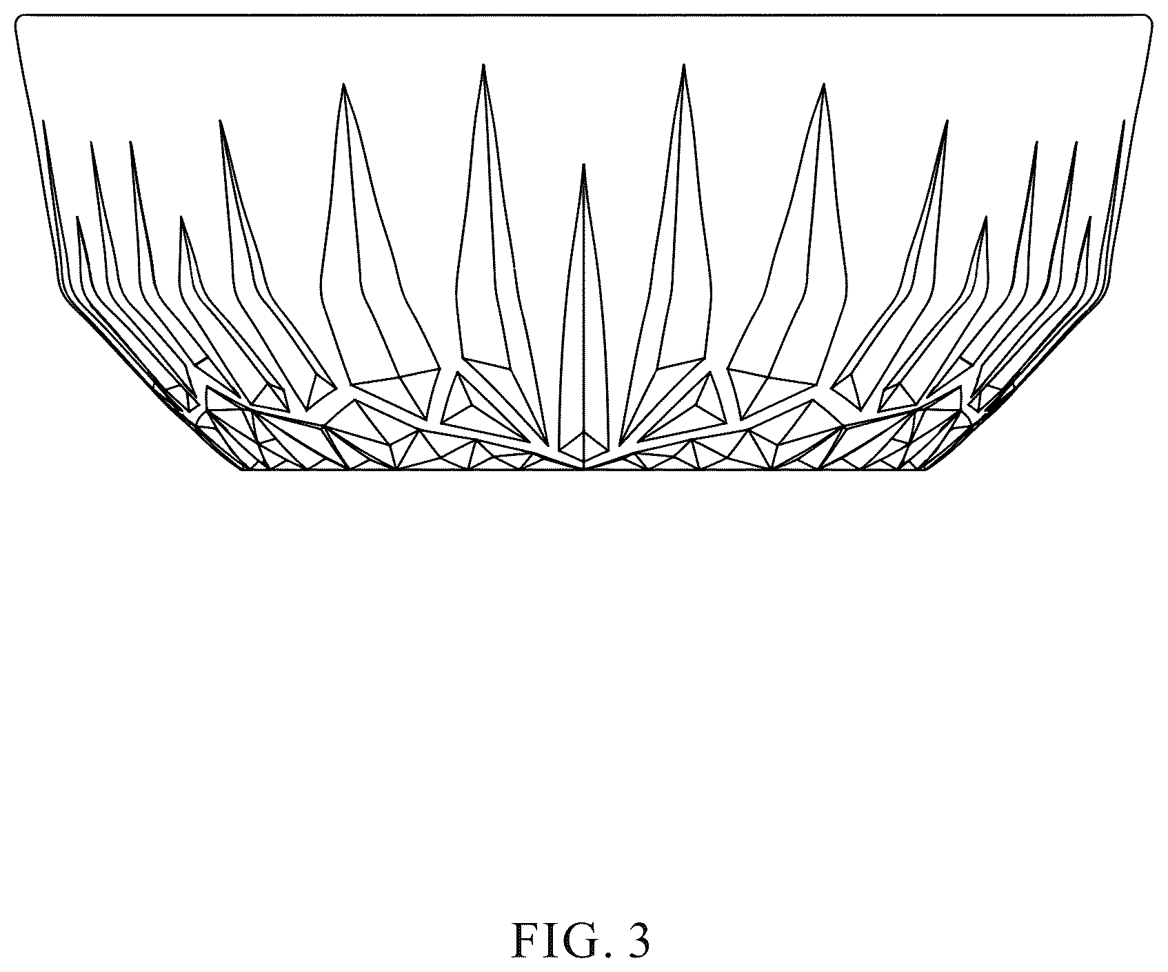 Patent USD1123526 Figure 3 – Bowl