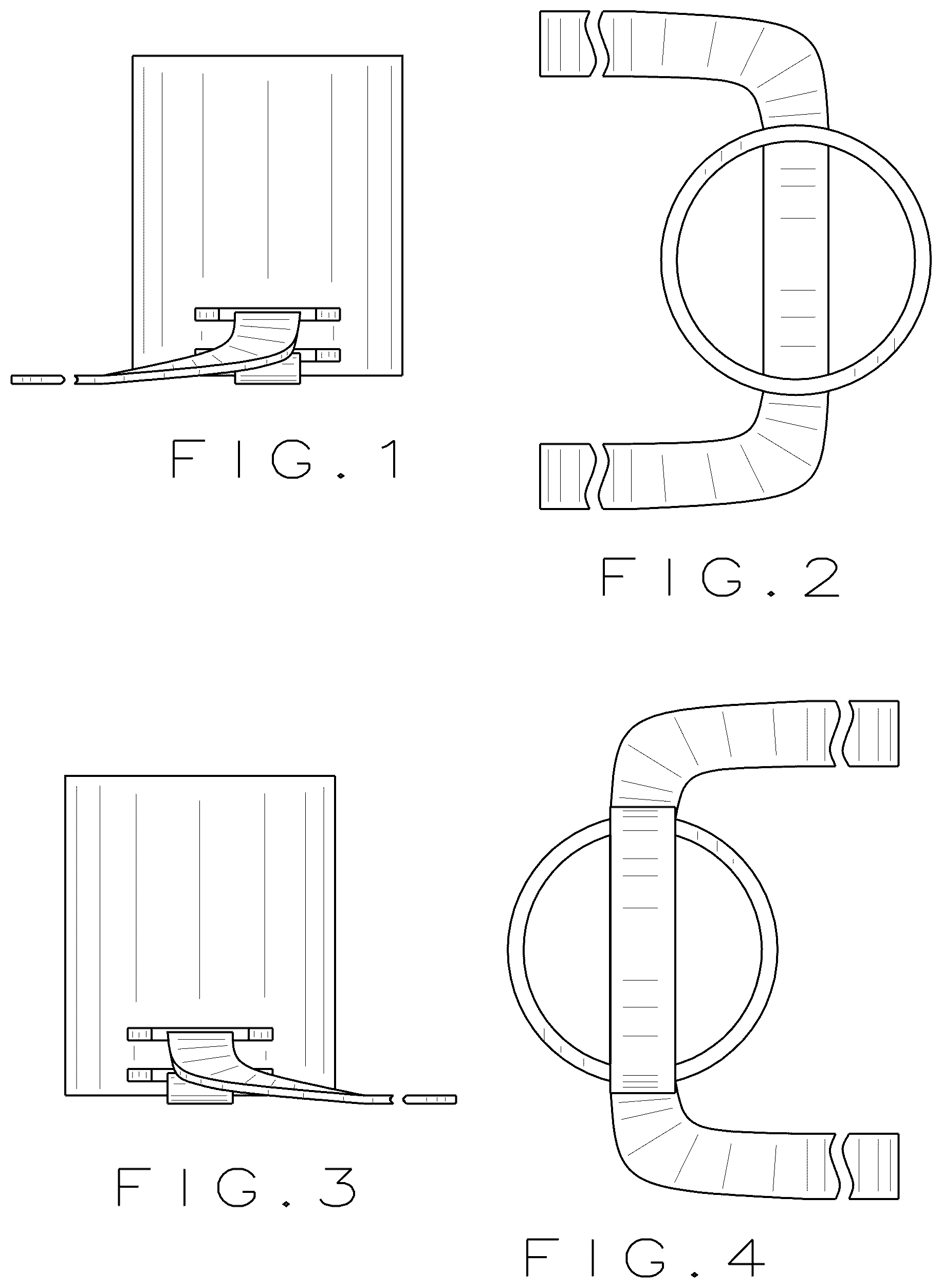 Patent USD1123529 Figure 1 – Beverage container holder