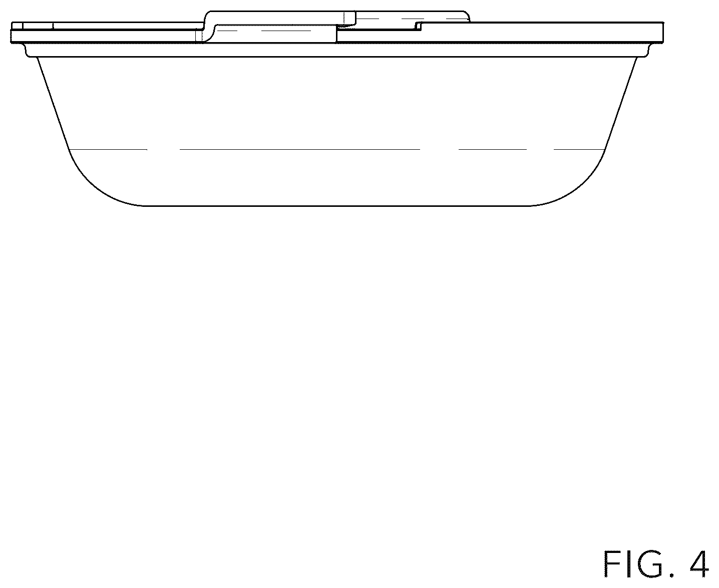Patent USD1123530 Figure 4 – Interlocking reusable food container