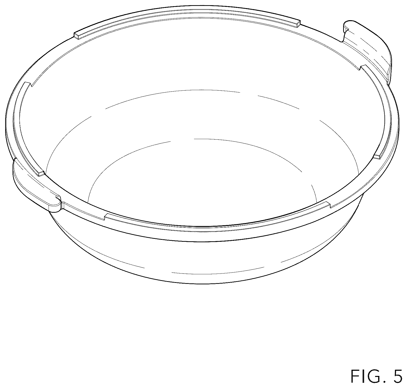 Patent USD1123530 Figure 5 – Interlocking reusable food container