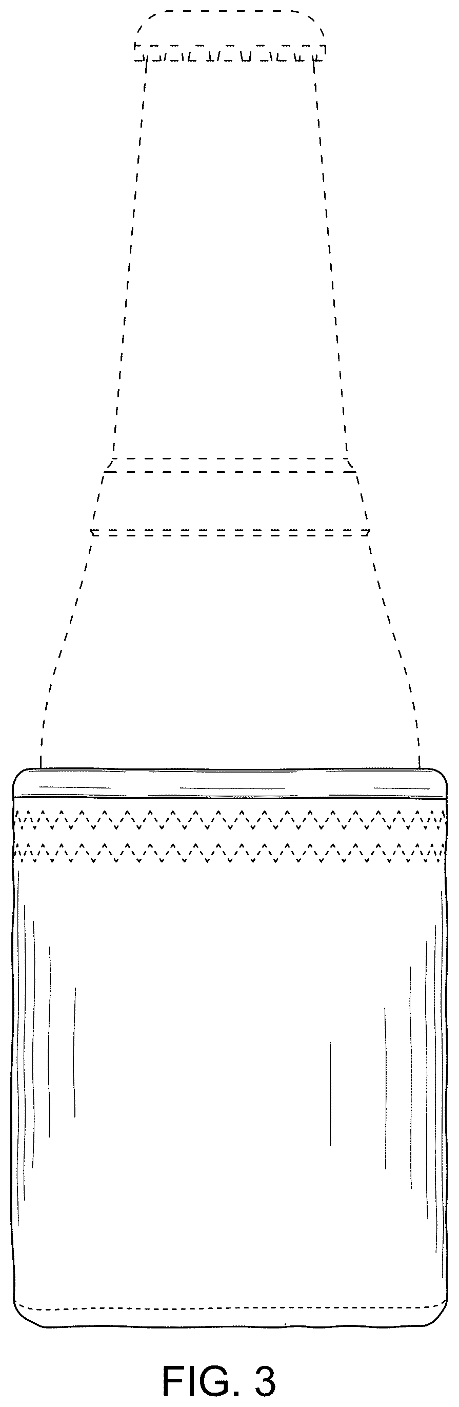 Patent USD1123531 Figure 3 – Beverage insulator