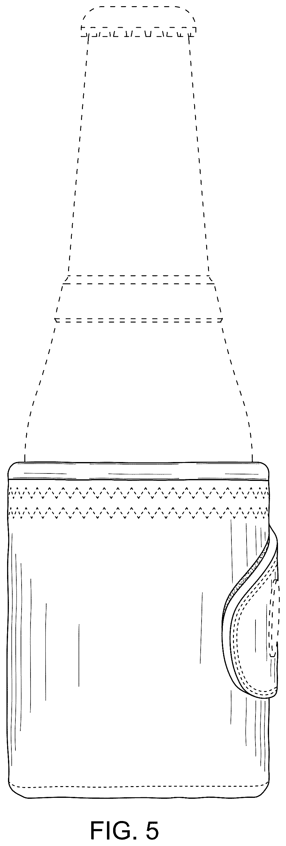 Patent USD1123531 Figure 5 – Beverage insulator