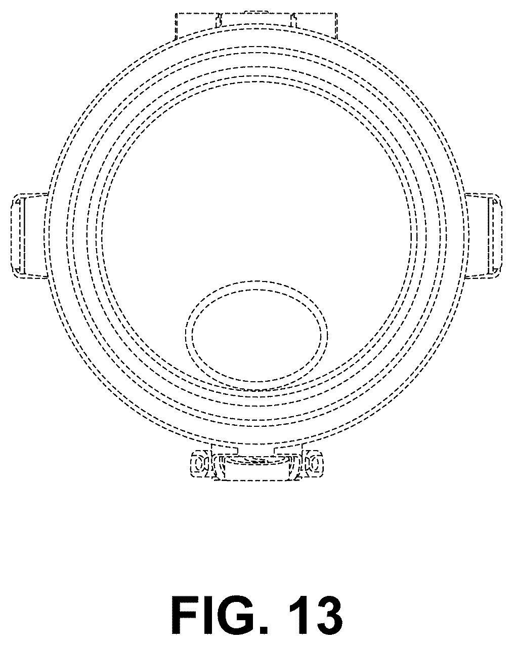 Patent USD1123532 Figure 13 – Beverage container