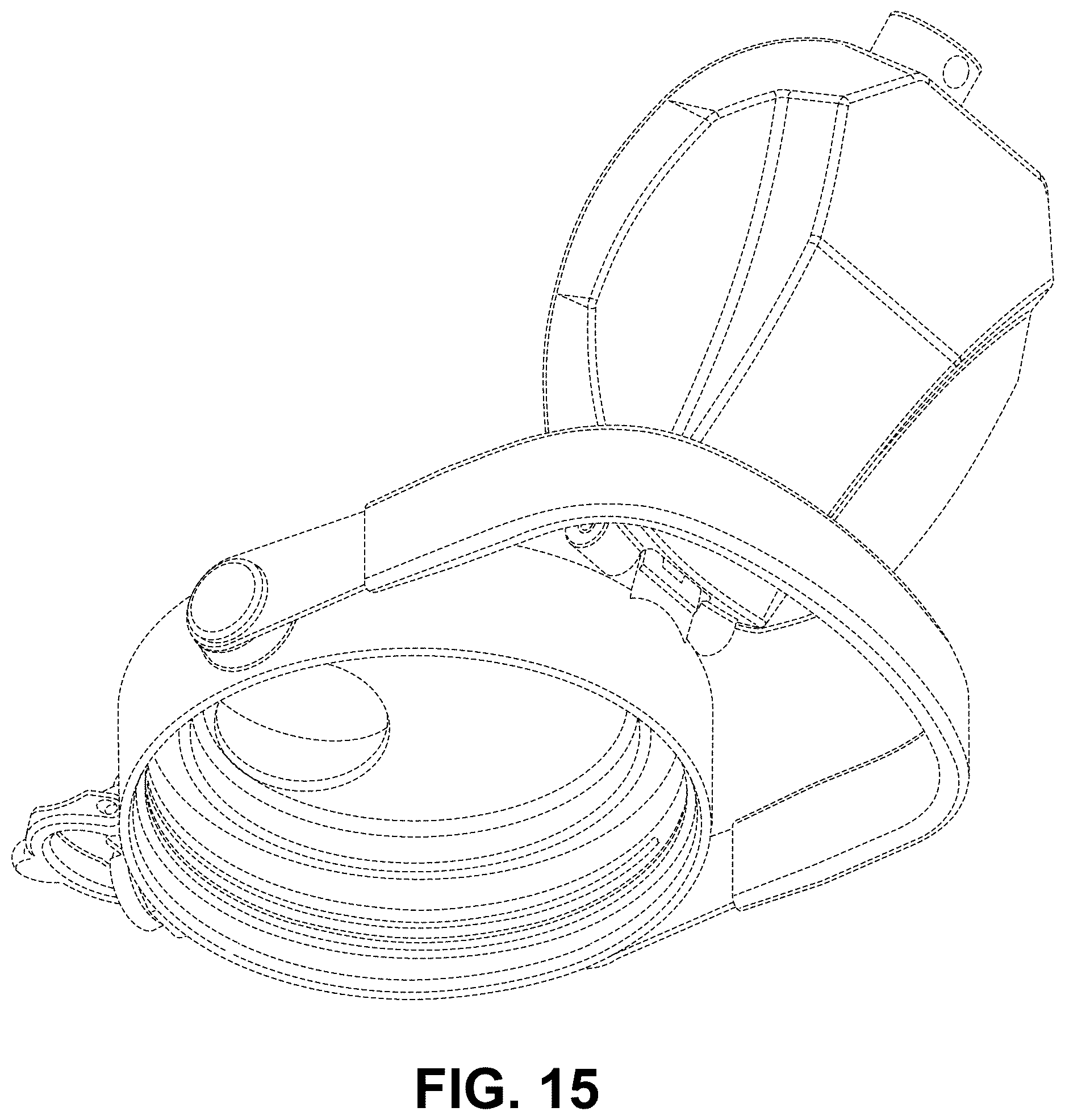 Patent USD1123532 Figure 15 – Beverage container