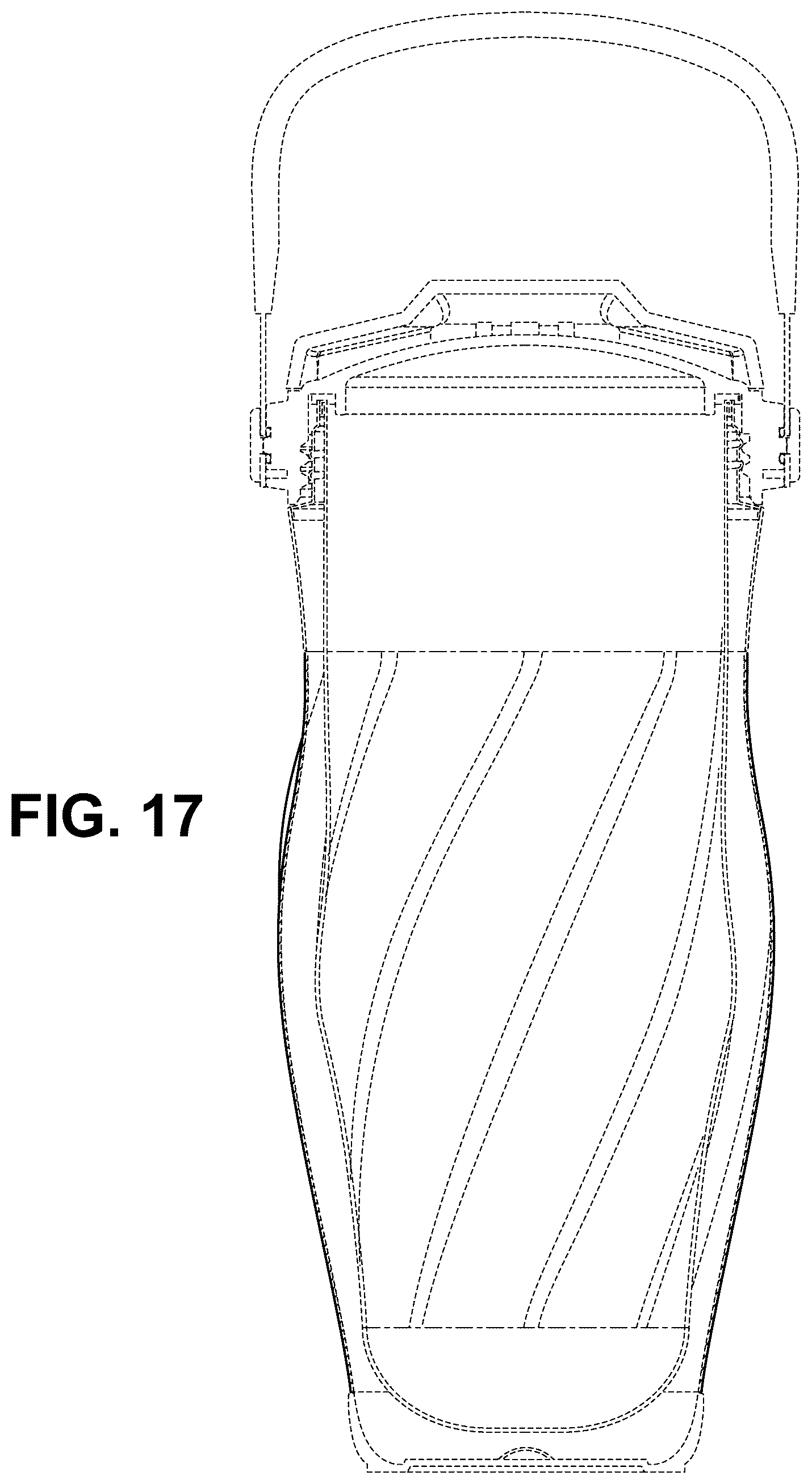 Patent USD1123532 Figure 17 – Beverage container