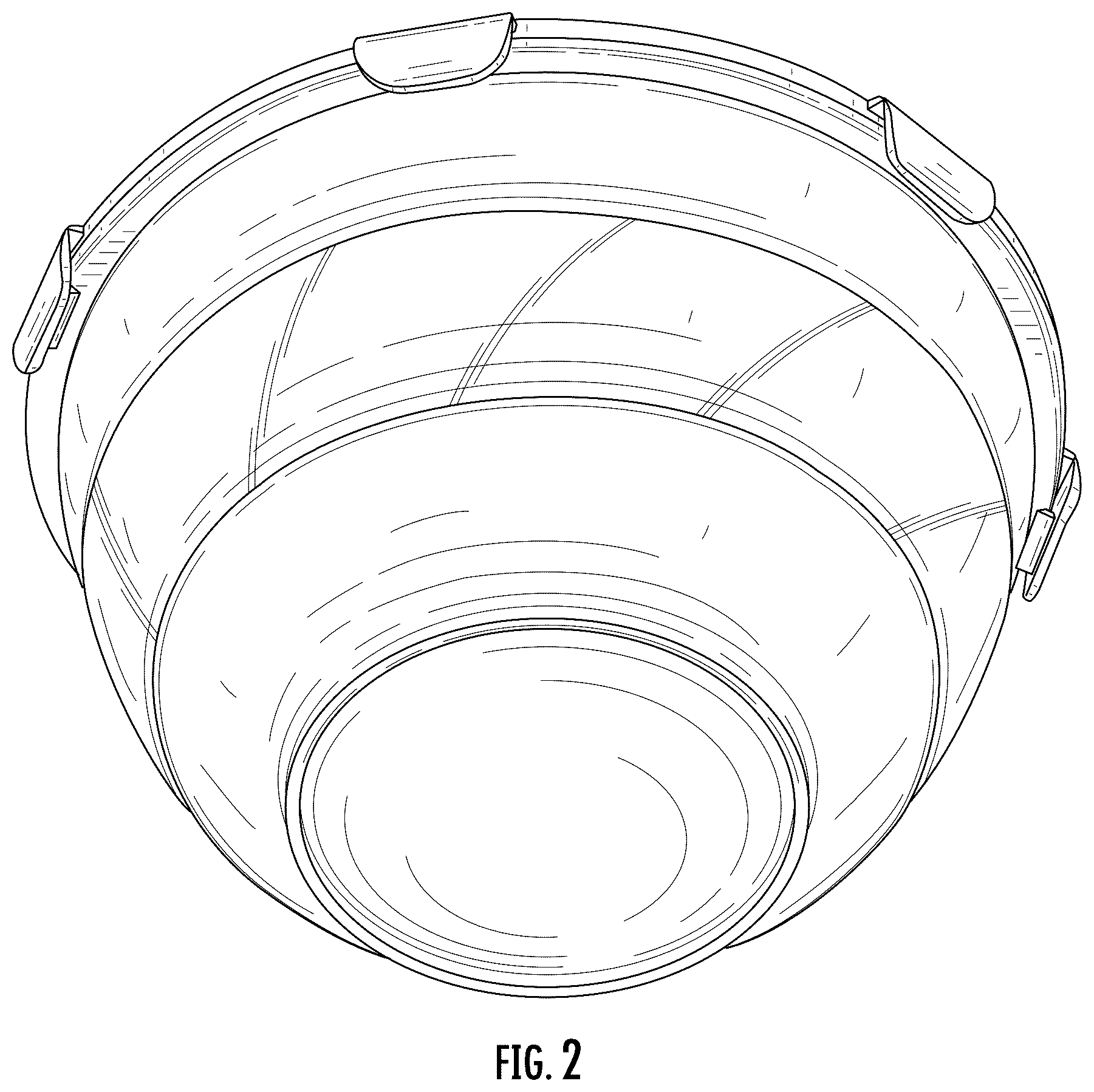 Patent USD1123533 Figure 2 – Collapsible bowl with locking lid