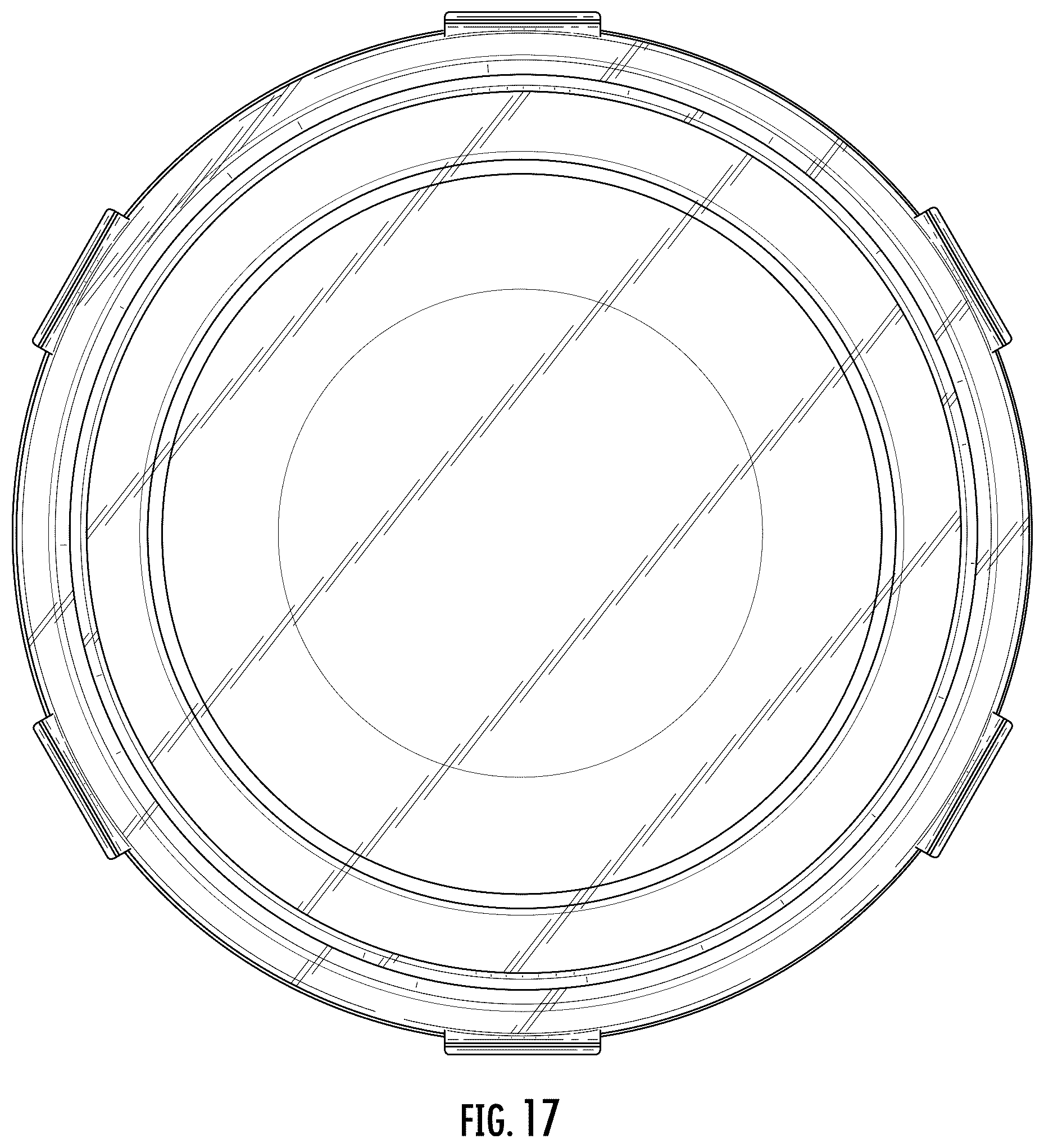 Patent USD1123533 Figure 17 – Collapsible bowl with locking lid