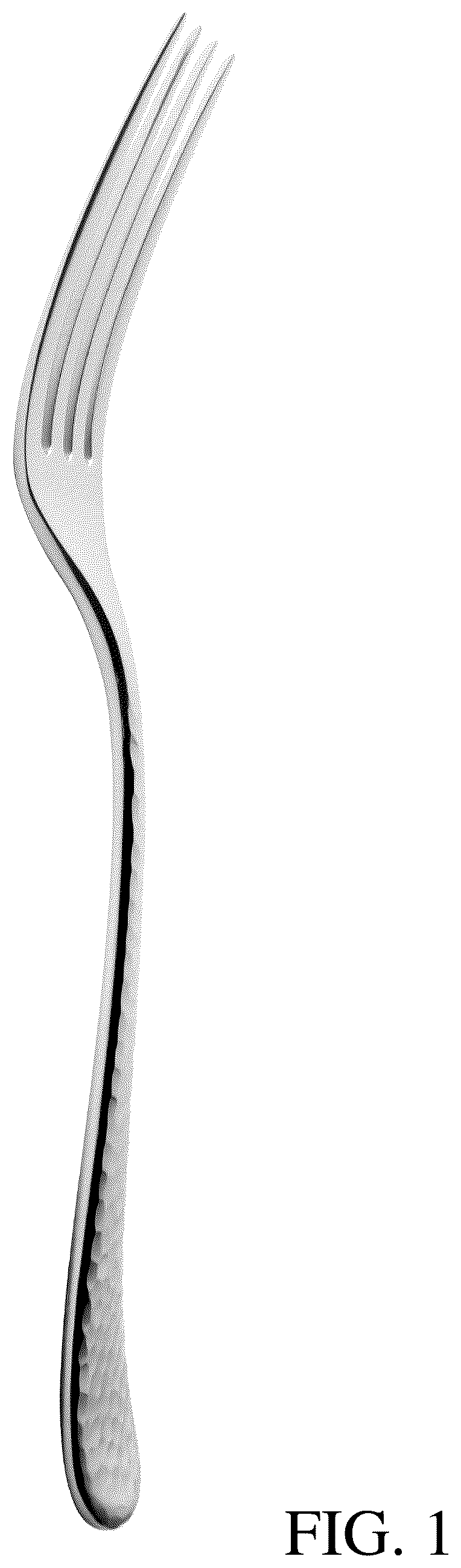 Patent USD1123536 Figure 1 – Fork