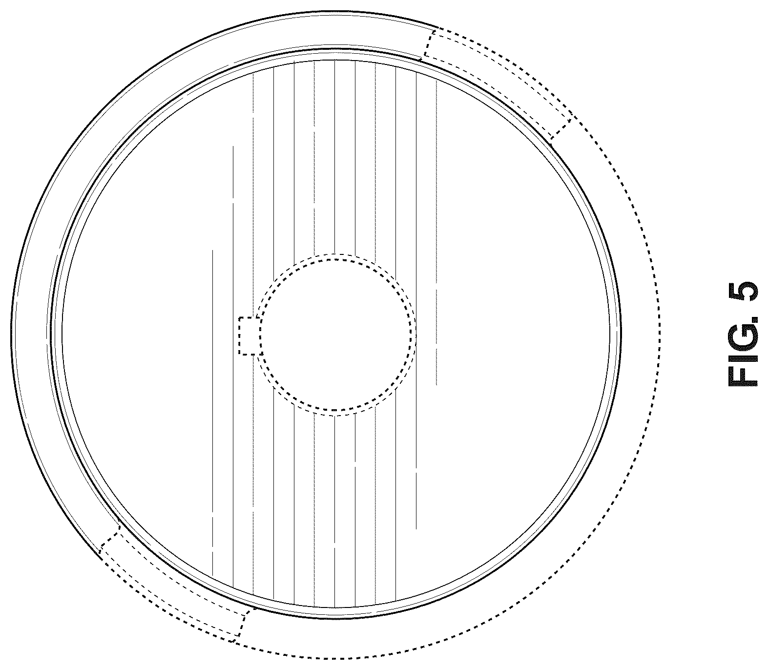 Patent USD1123538 Figure 5 – Cutter roller