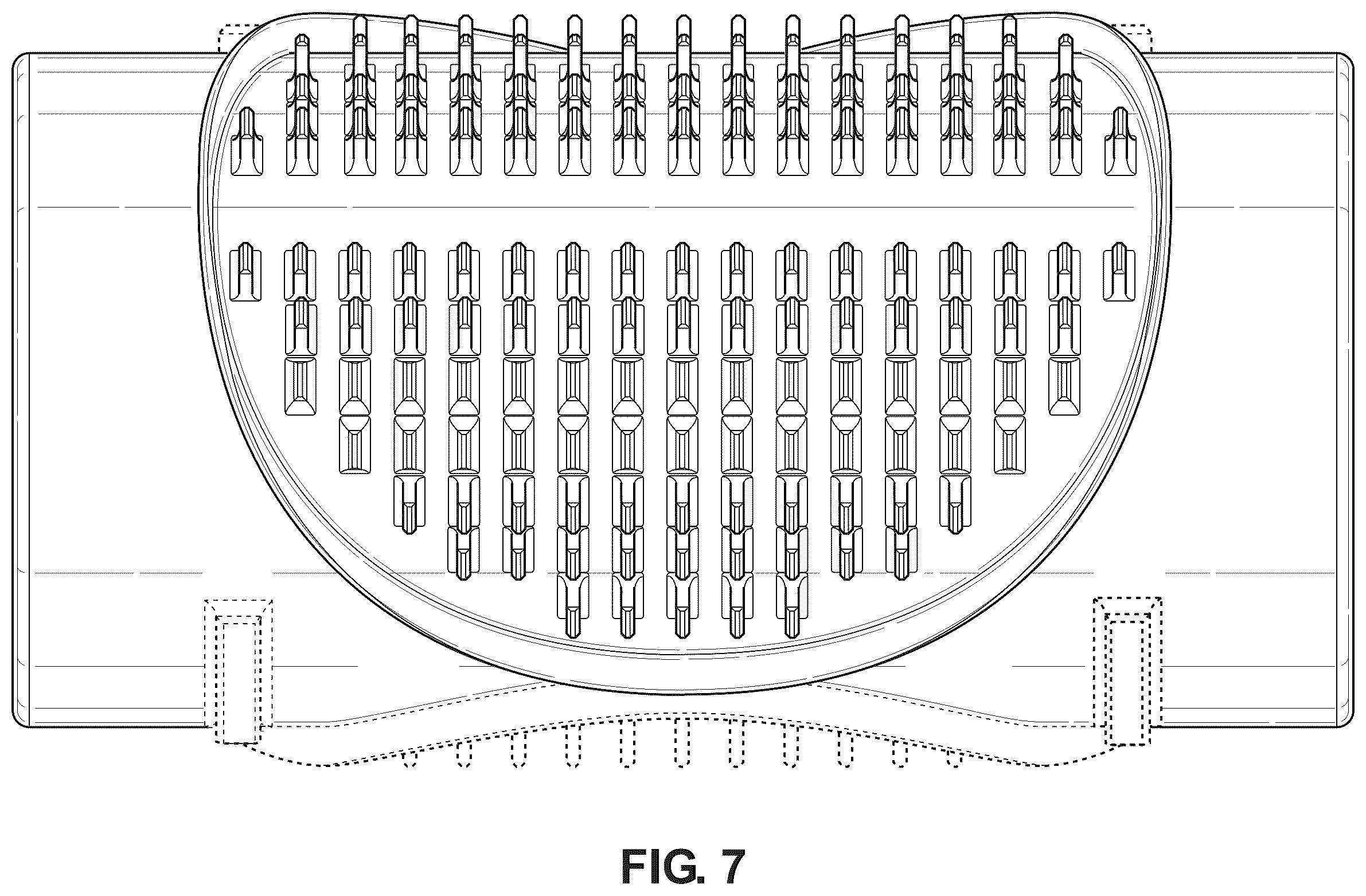 Patent USD1123538 Figure 7 – Cutter roller