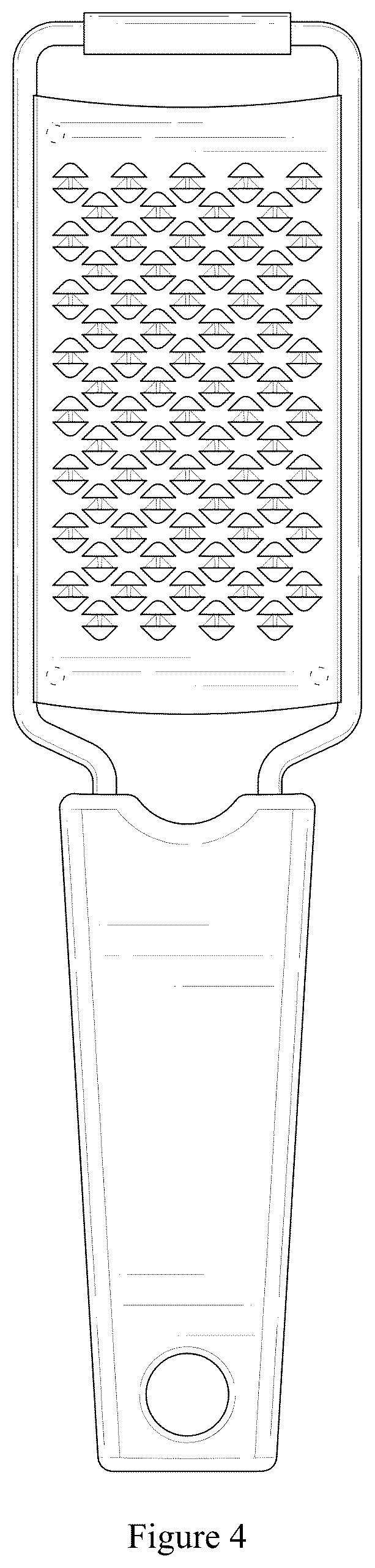 Patent USD1123539 Figure 4 – Grater
