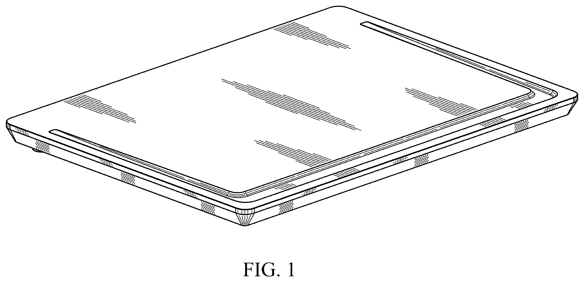 Patent USD1123540 Figure 1 – Cutting board