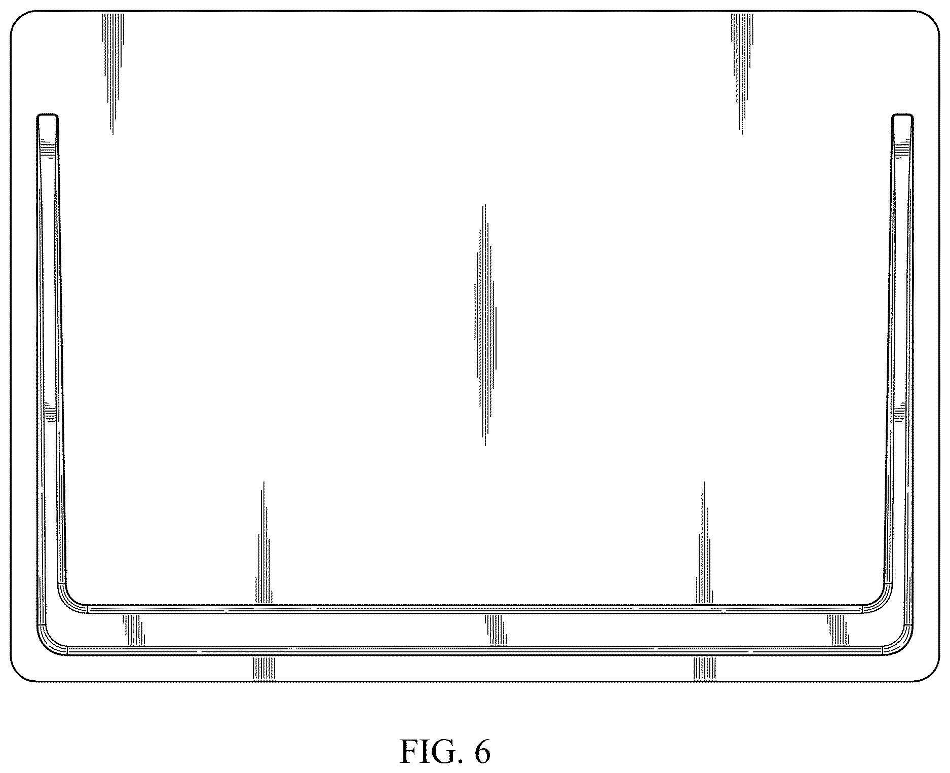 Patent USD1123540 Figure 6 – Cutting board