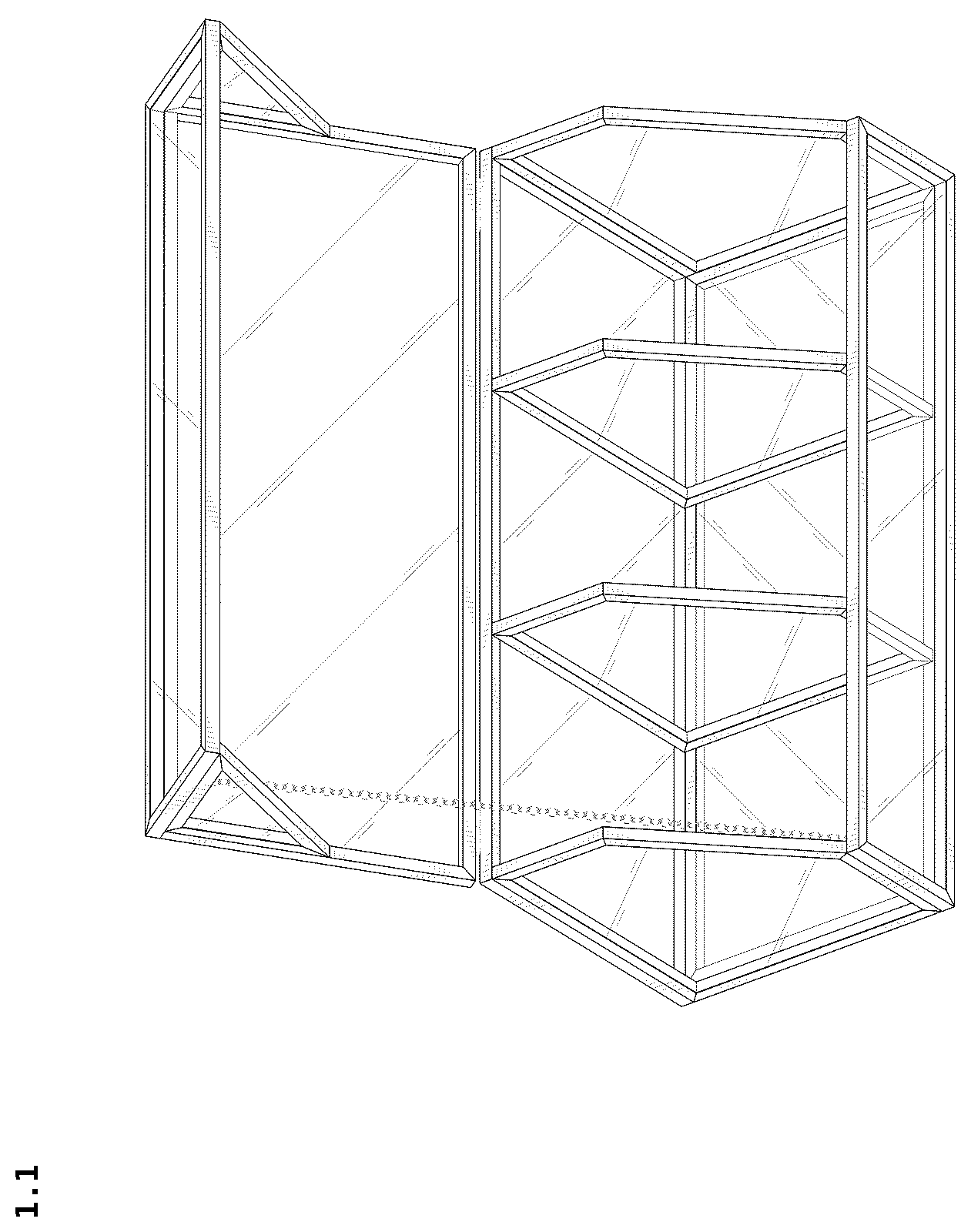 Patent USD1123541 Figure 1 – Storage box for tea bags