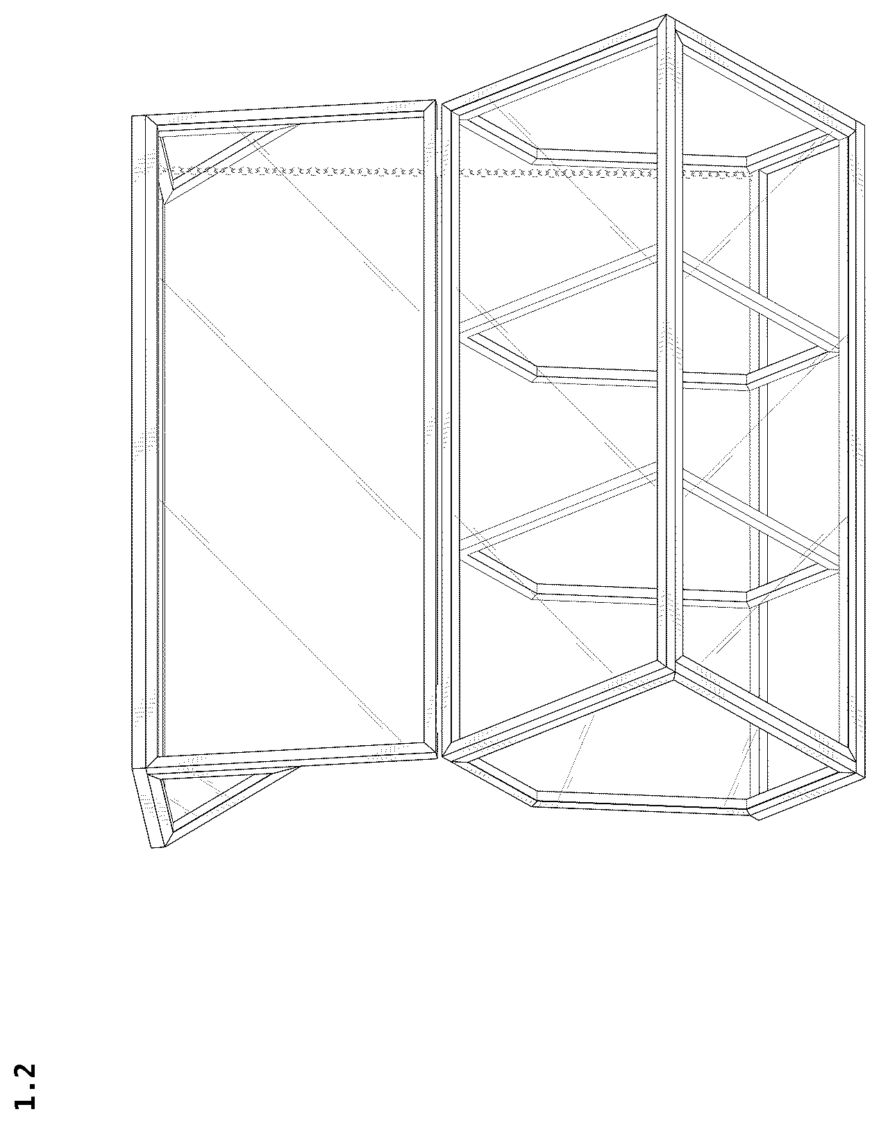 Patent USD1123541 Figure 2 – Storage box for tea bags