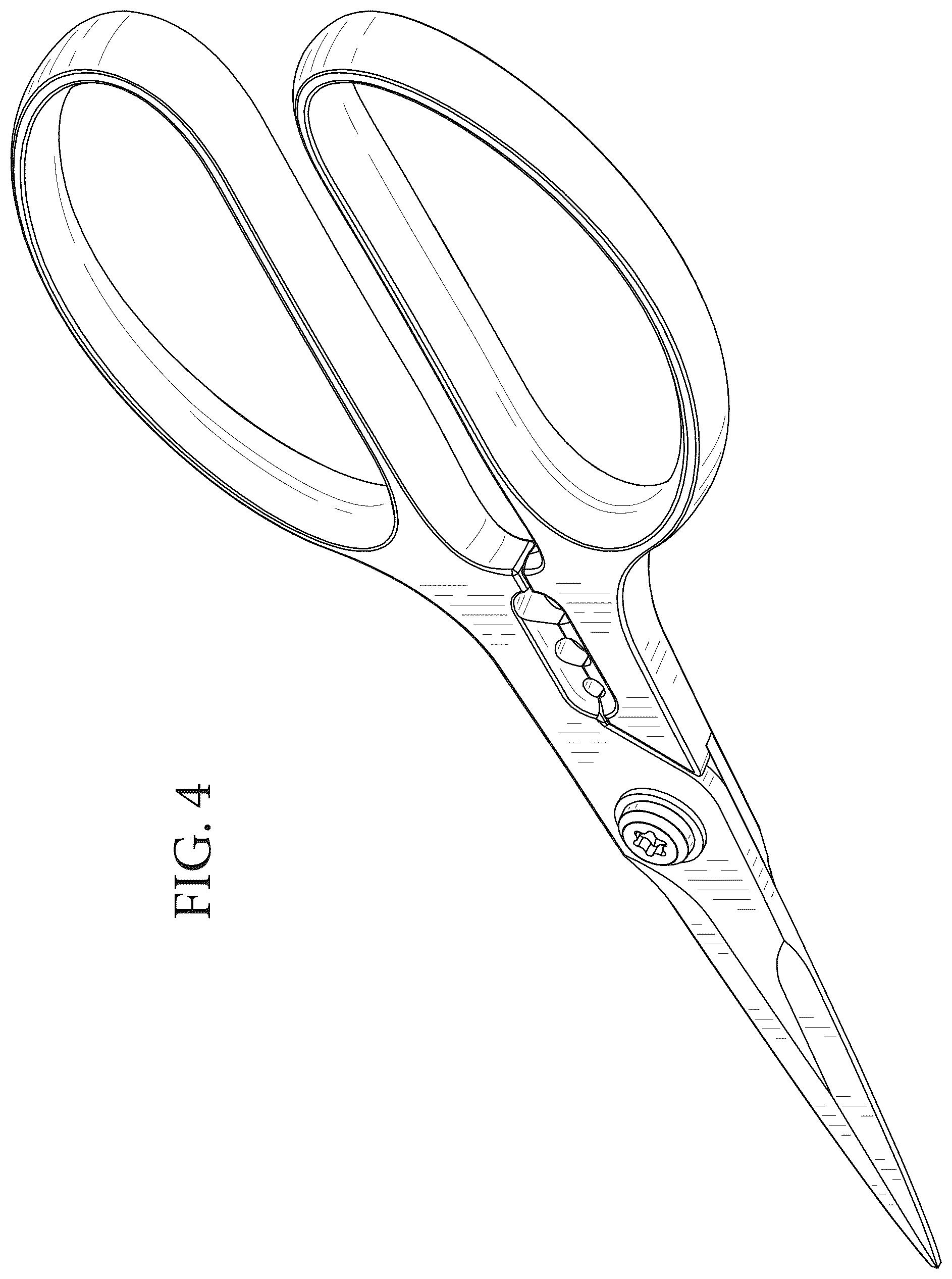 Patent USD1123542 Figure 4 – Plant snips