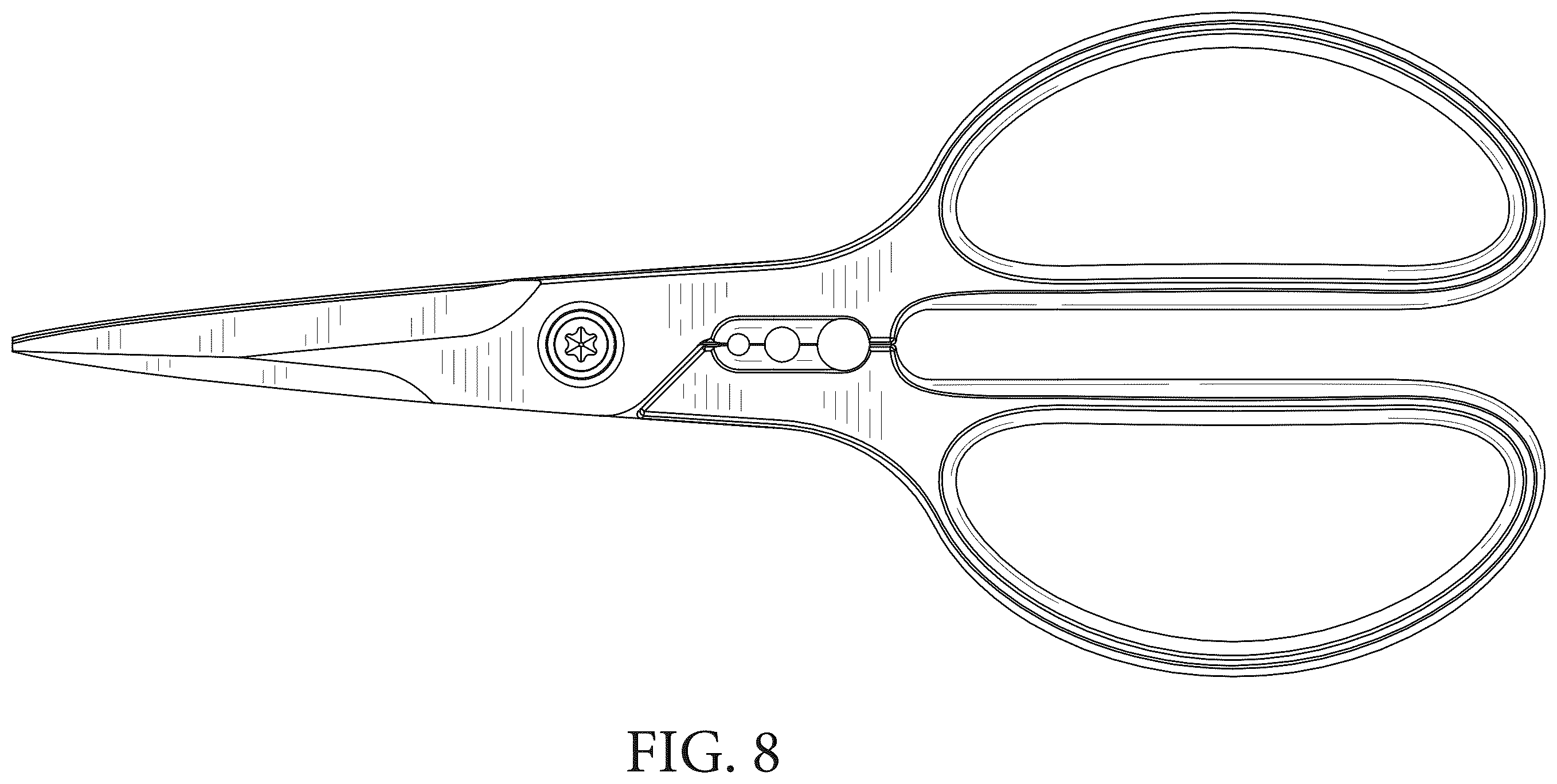 Patent USD1123542 Figure 8 – Plant snips