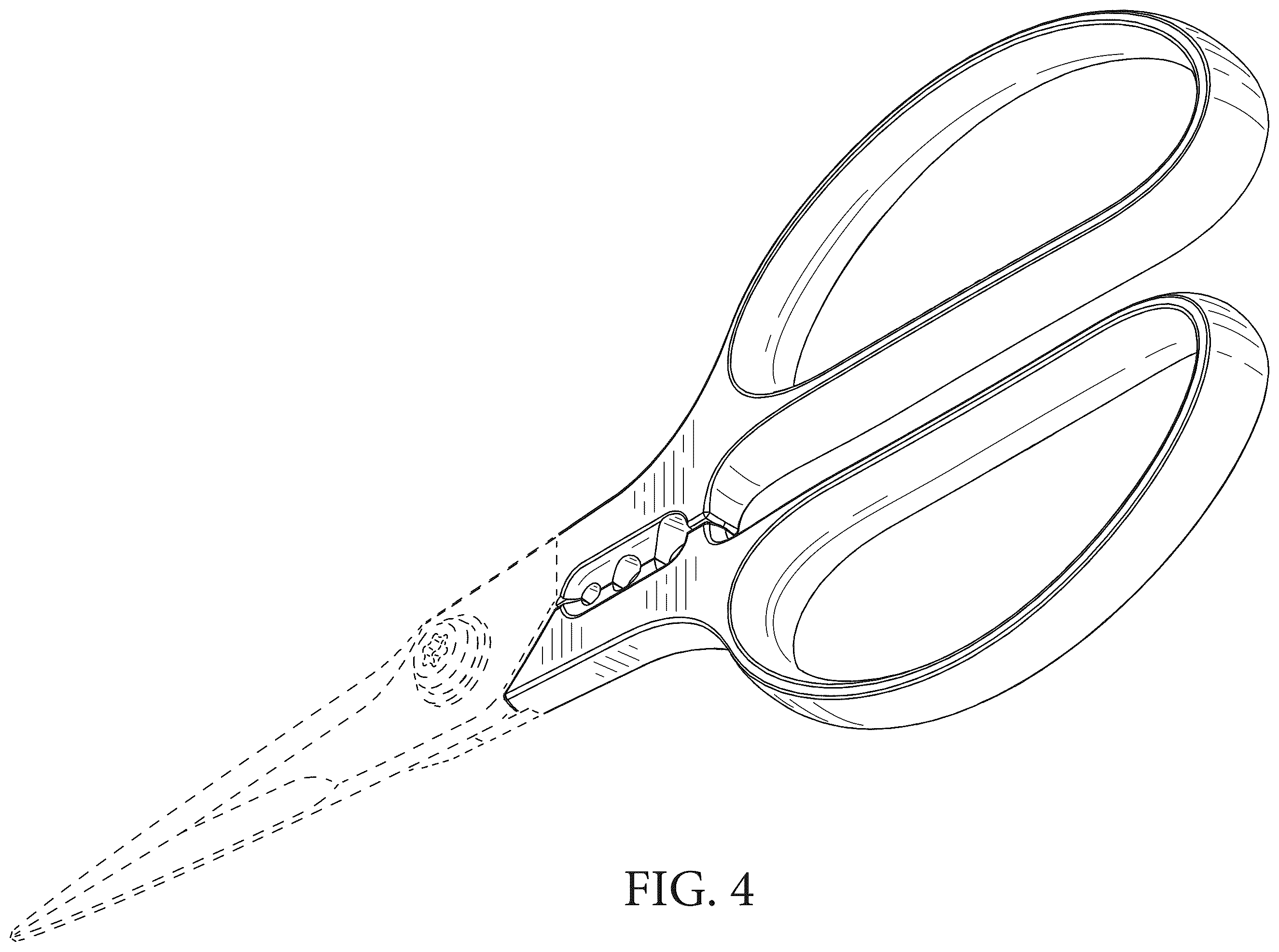 Patent USD1123543 Figure 4 – Plant snips