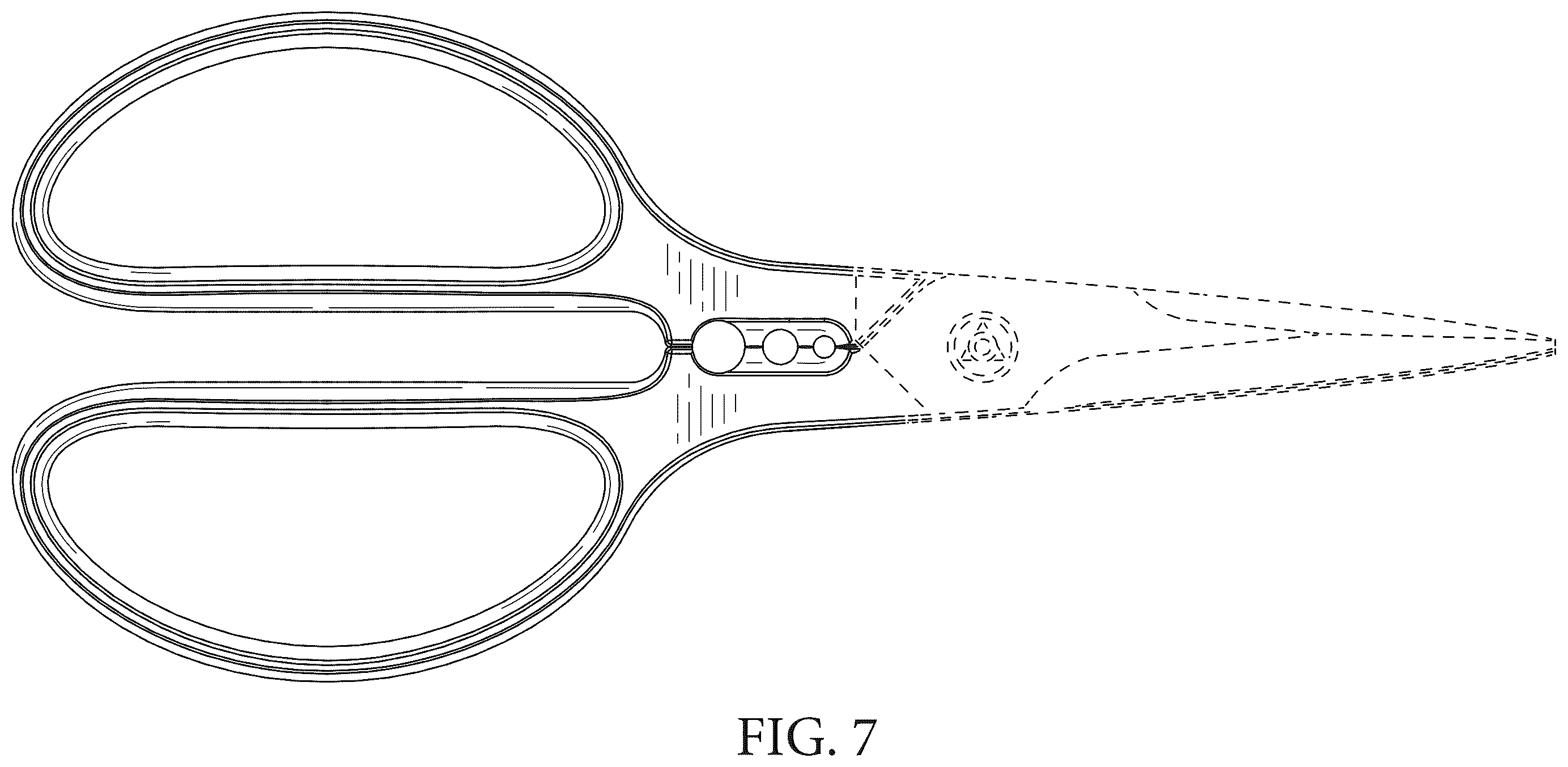 Patent USD1123543 Figure 7 – Plant snips