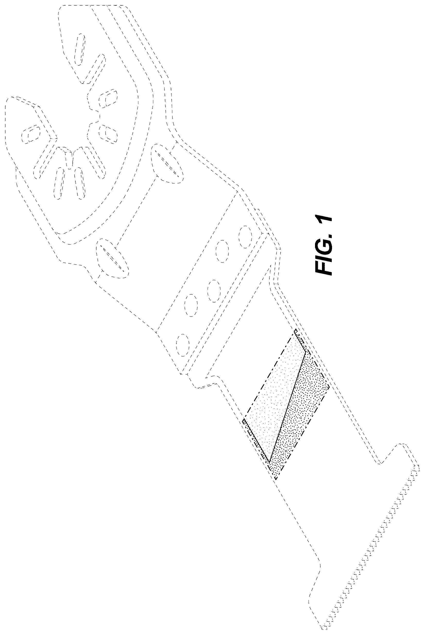 Patent USD1123548 Figure 1 – Blade