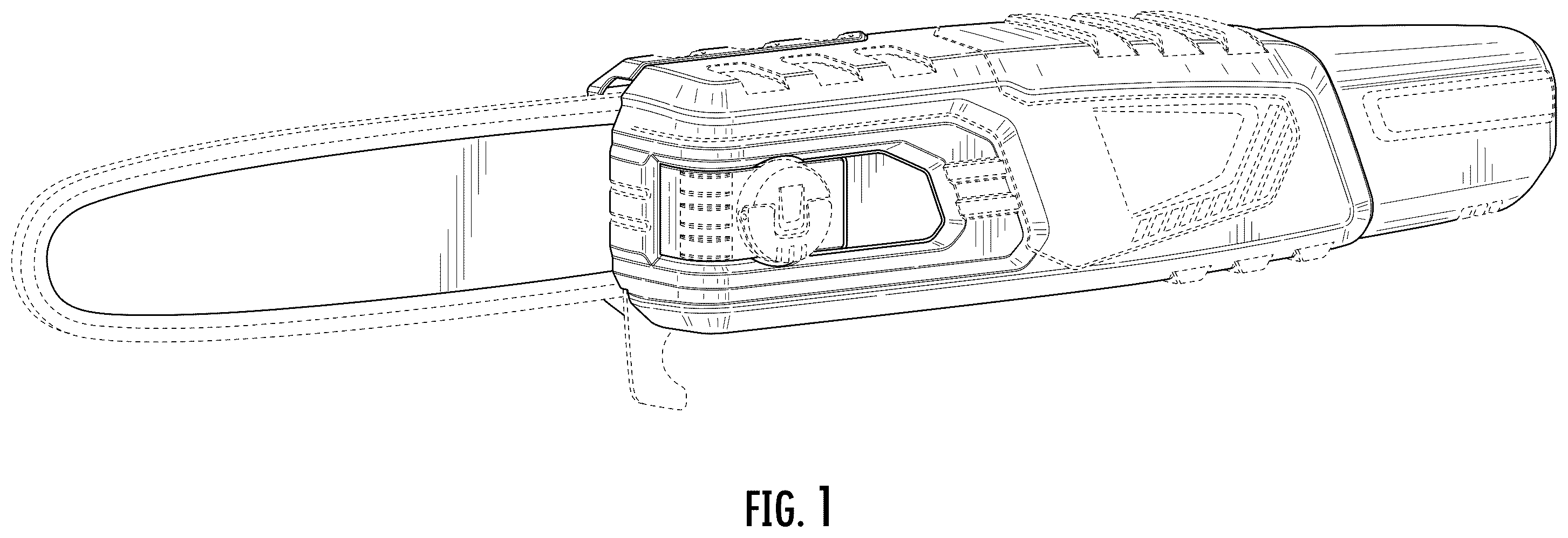 Patent USD1123552 Figure 1 – Chainsaw