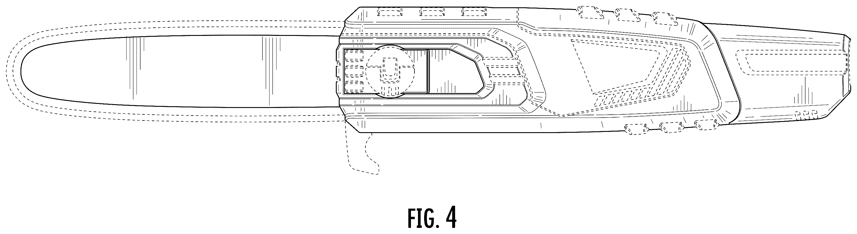 Patent USD1123552 Figure 3 – Chainsaw