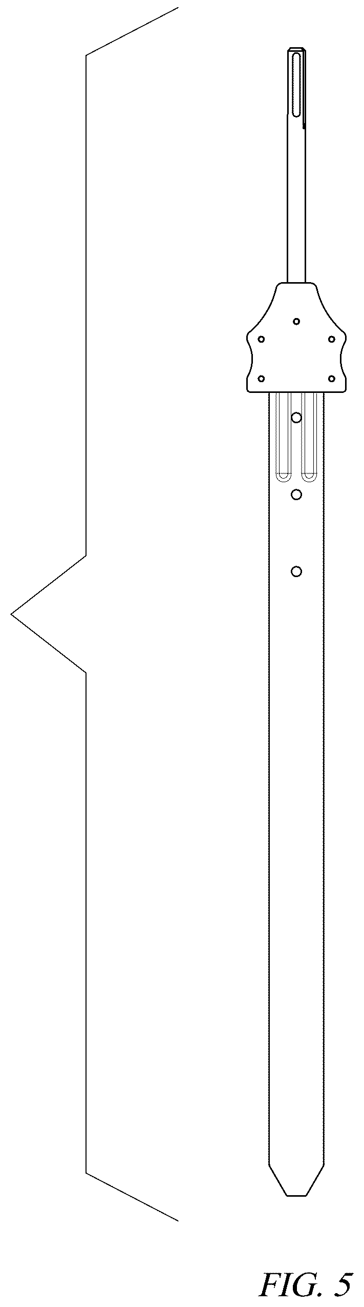 Patent USD1123553 Figure 5 – Stake driver bit and stake set
