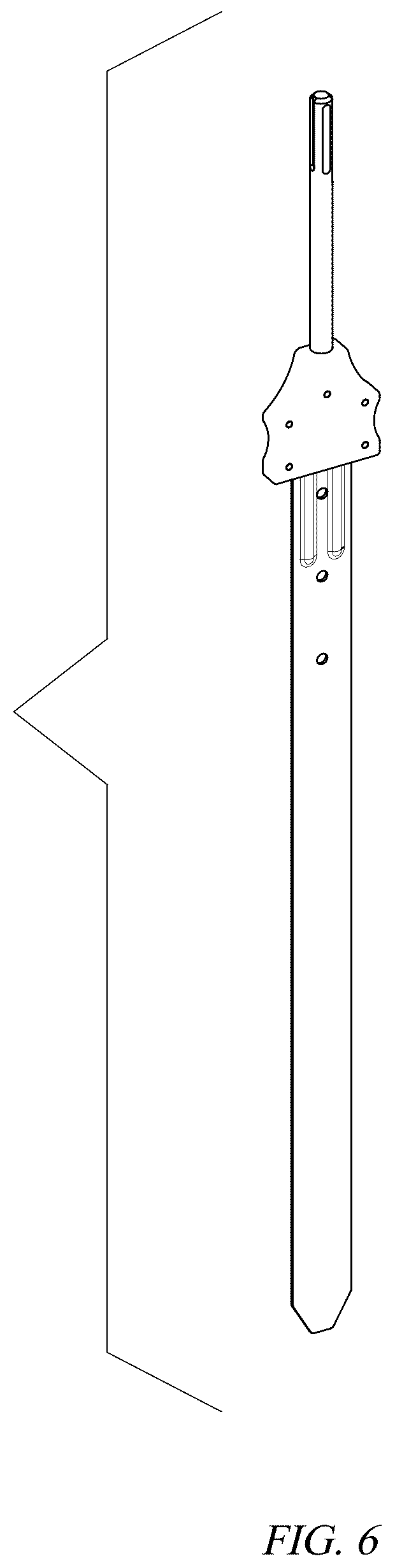 Patent USD1123553 Figure 6 – Stake driver bit and stake set