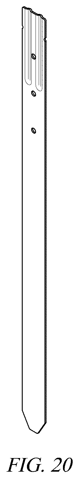 Patent USD1123553 Figure 20 – Stake driver bit and stake set