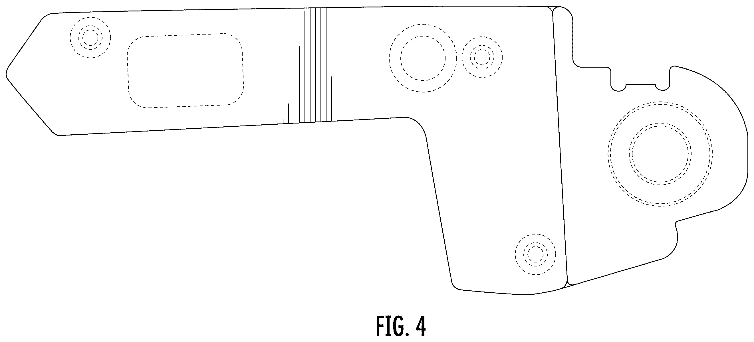 Patent USD1123558 Figure 3 – Knife blade holder