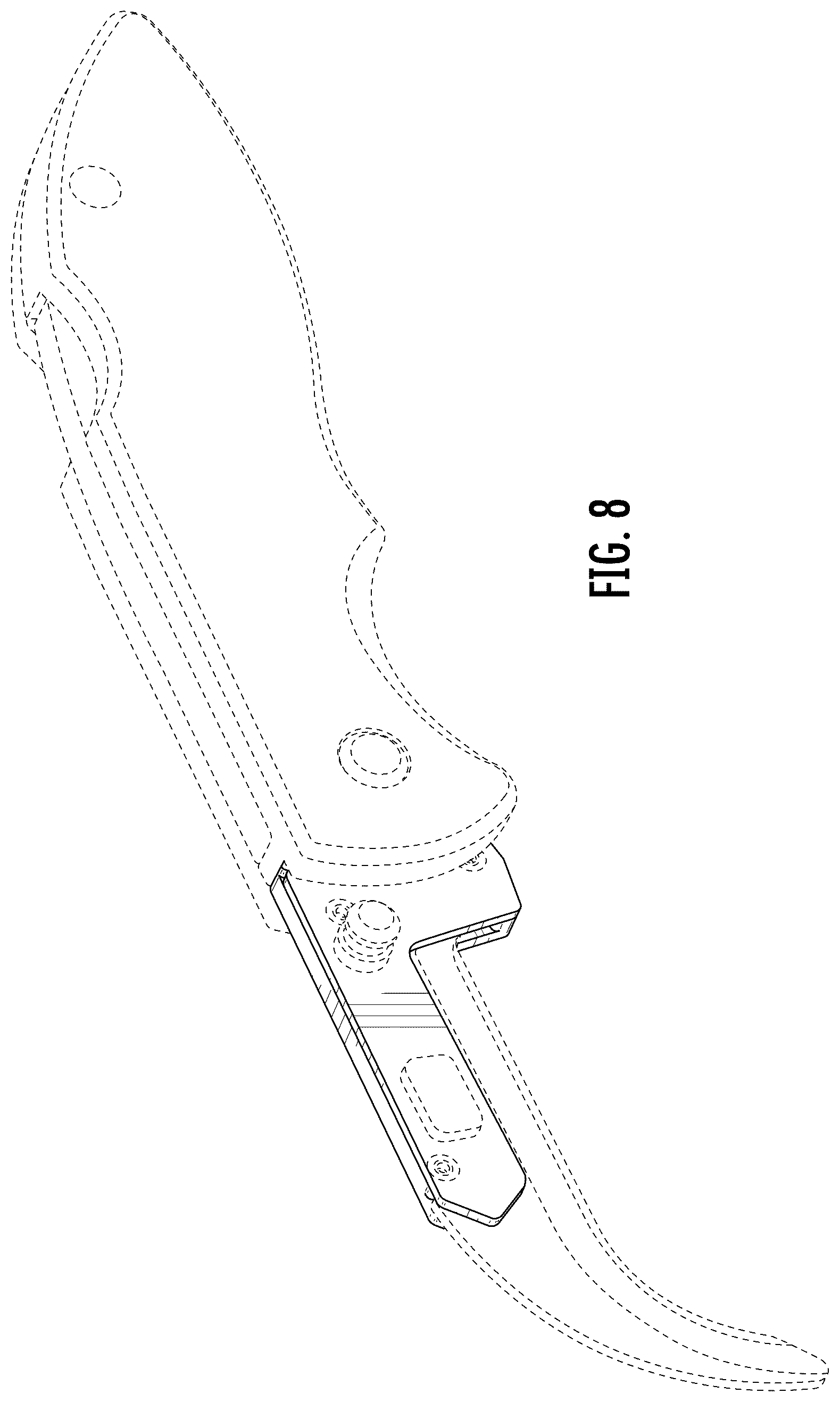 Patent USD1123558 Figure 7 – Knife blade holder