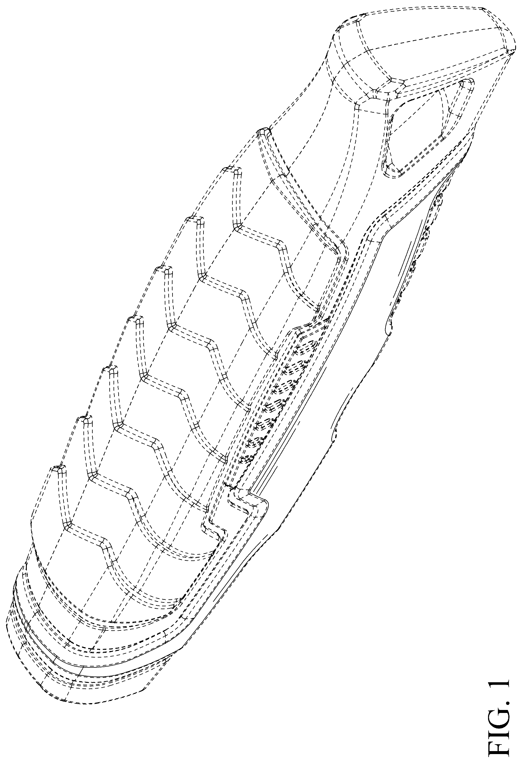 Patent USD1123560 Figure 1 – Tool handle