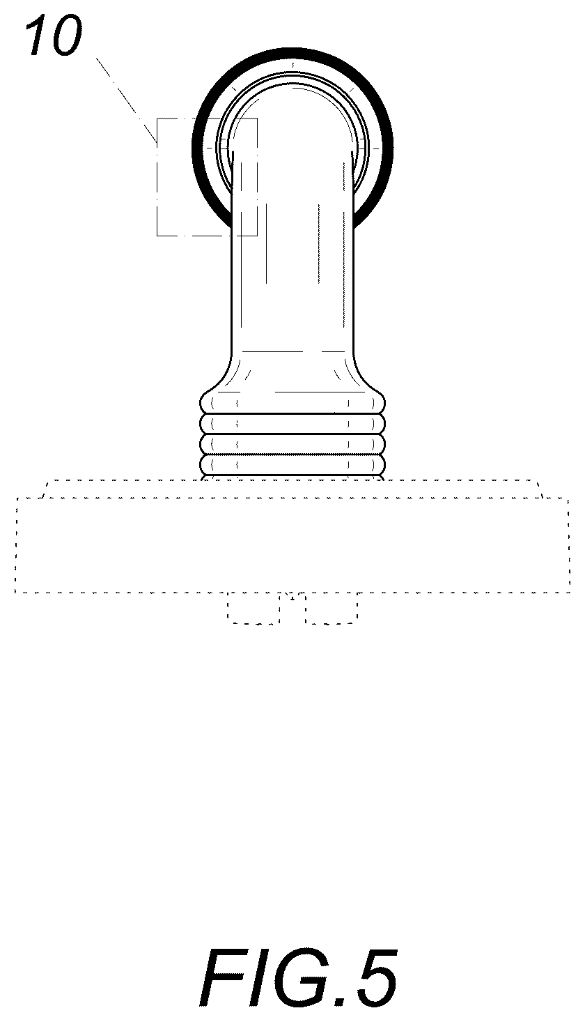Patent USD1123562 Figure 5 – Door handle